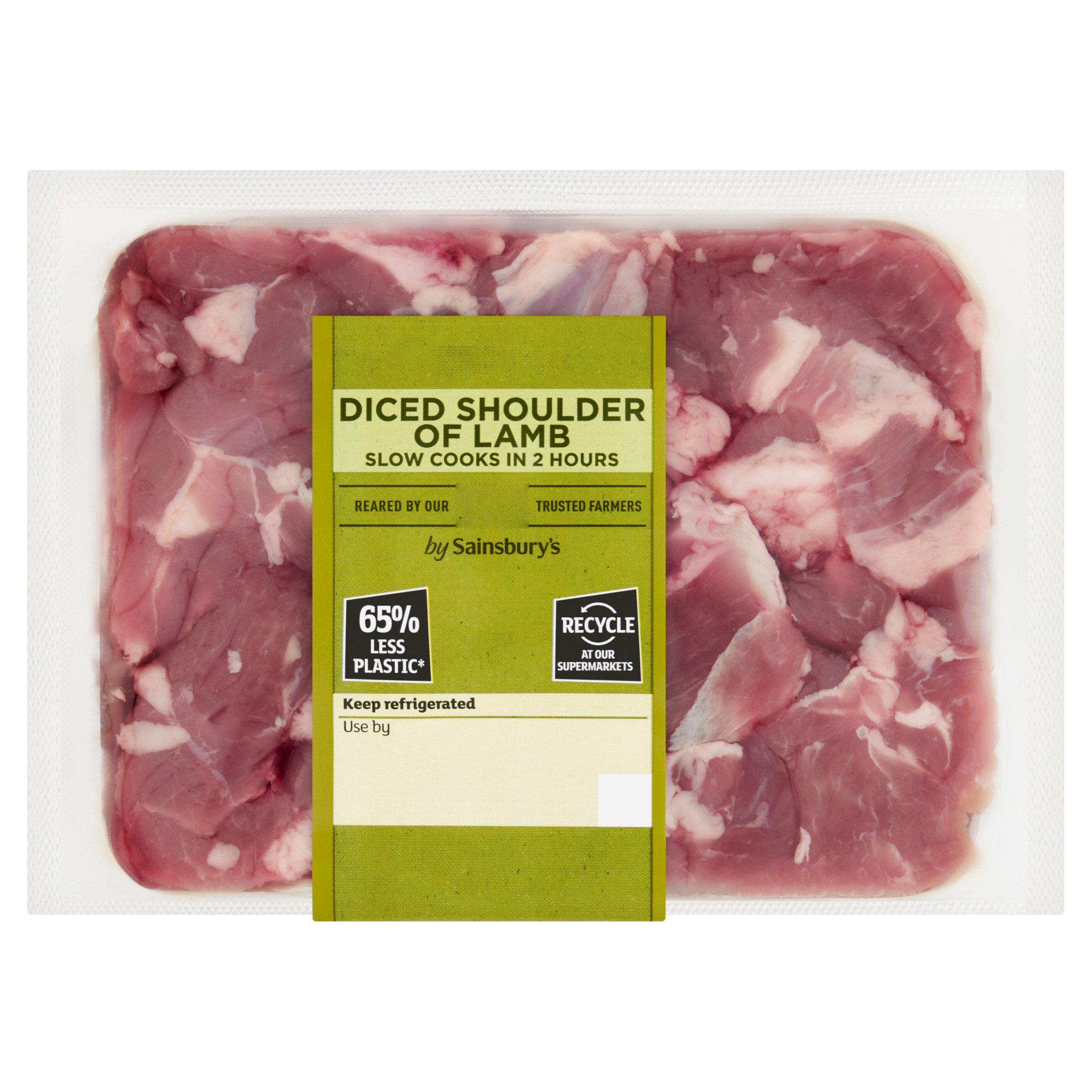 Sainsbury's British or New Zealand Diced Lamb Shoulder 400g