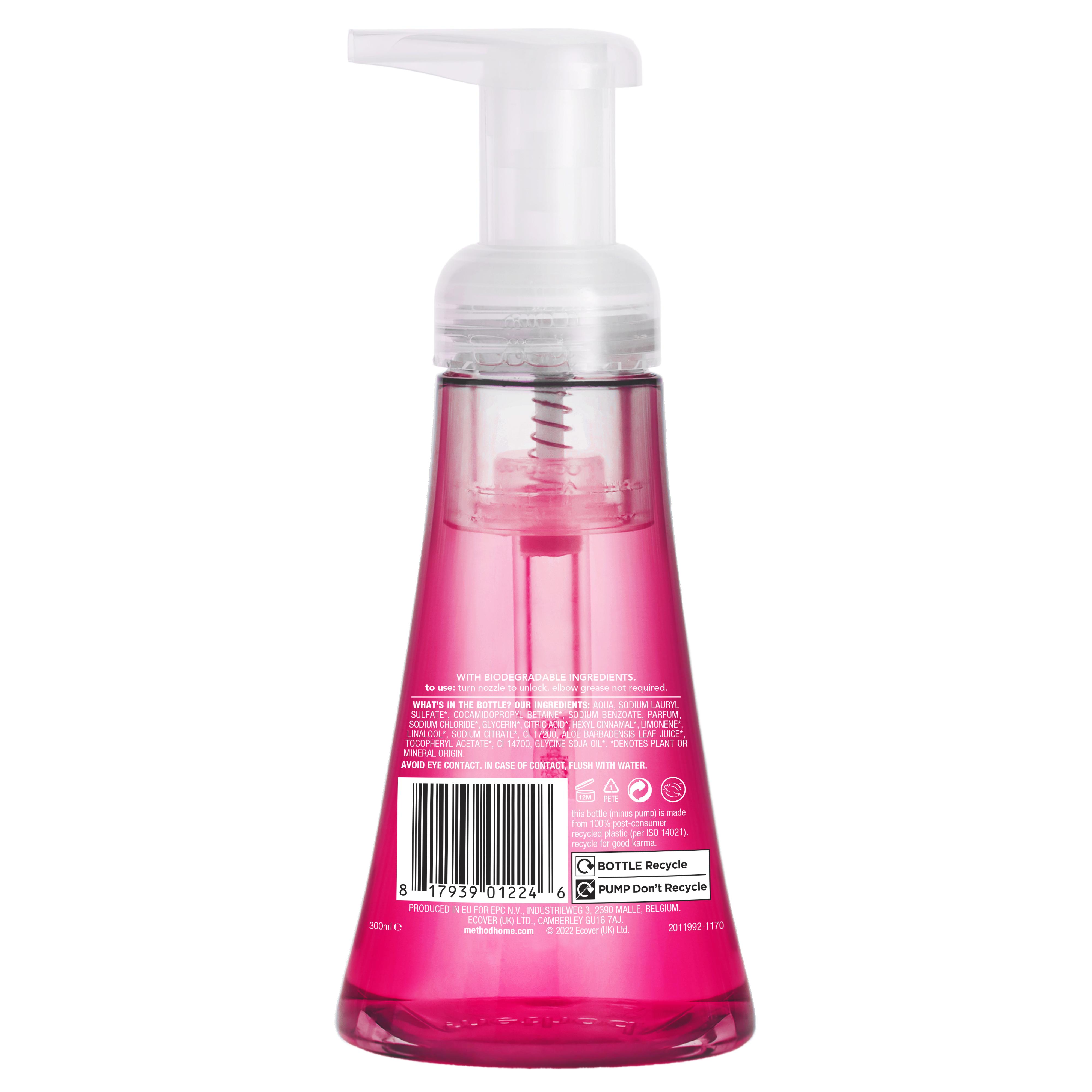 Method Foam Hand Wash, Hibiscus Berry, 300ml thumbnail 2
