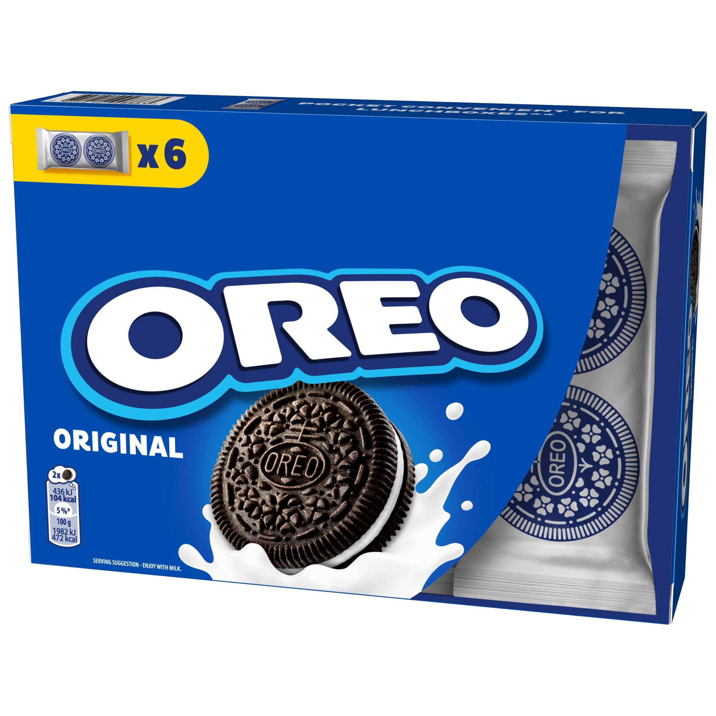 Oreo 6 x 22g Lunchbox Vanilla Chocolate Sandwich Biscuits Snack thumbnail 3