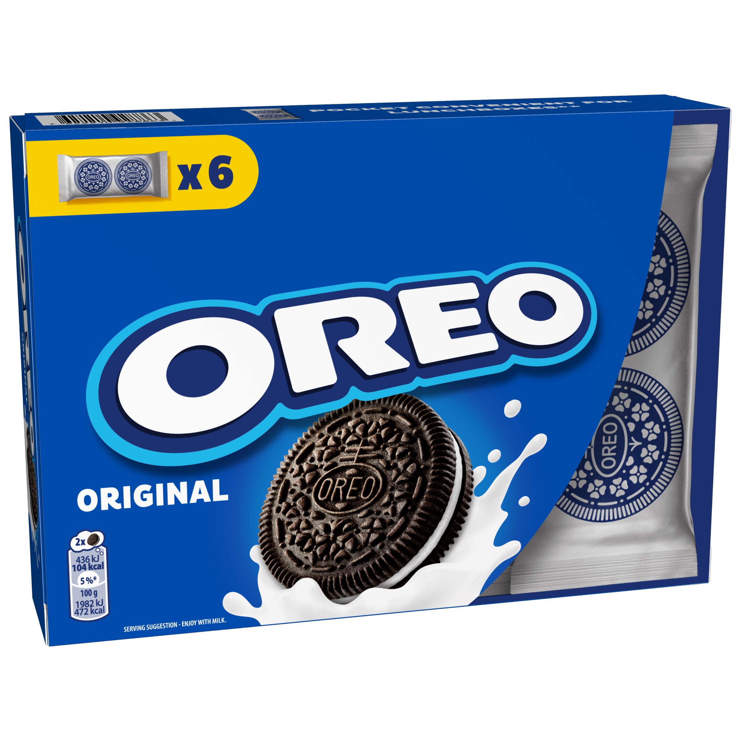 Oreo 6 x 22g Lunchbox Vanilla Chocolate Sandwich Biscuits Snack thumbnail 4