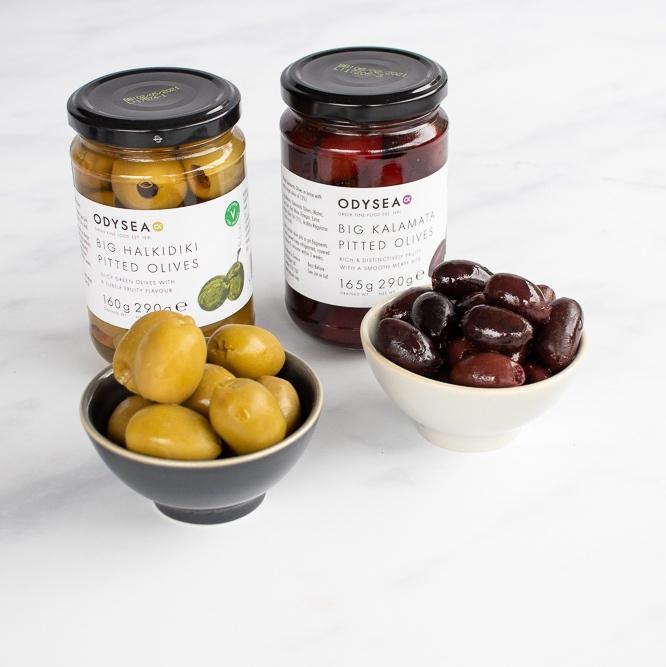 Odysea Greek Big Halkidiki Pitted Olives 290g (160g*) thumbnail 2