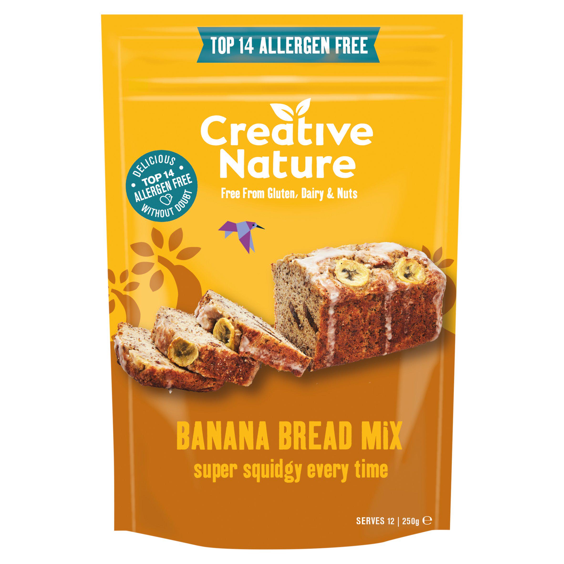 Creative Nature Organic Wholegrain Banana Bread Mix
