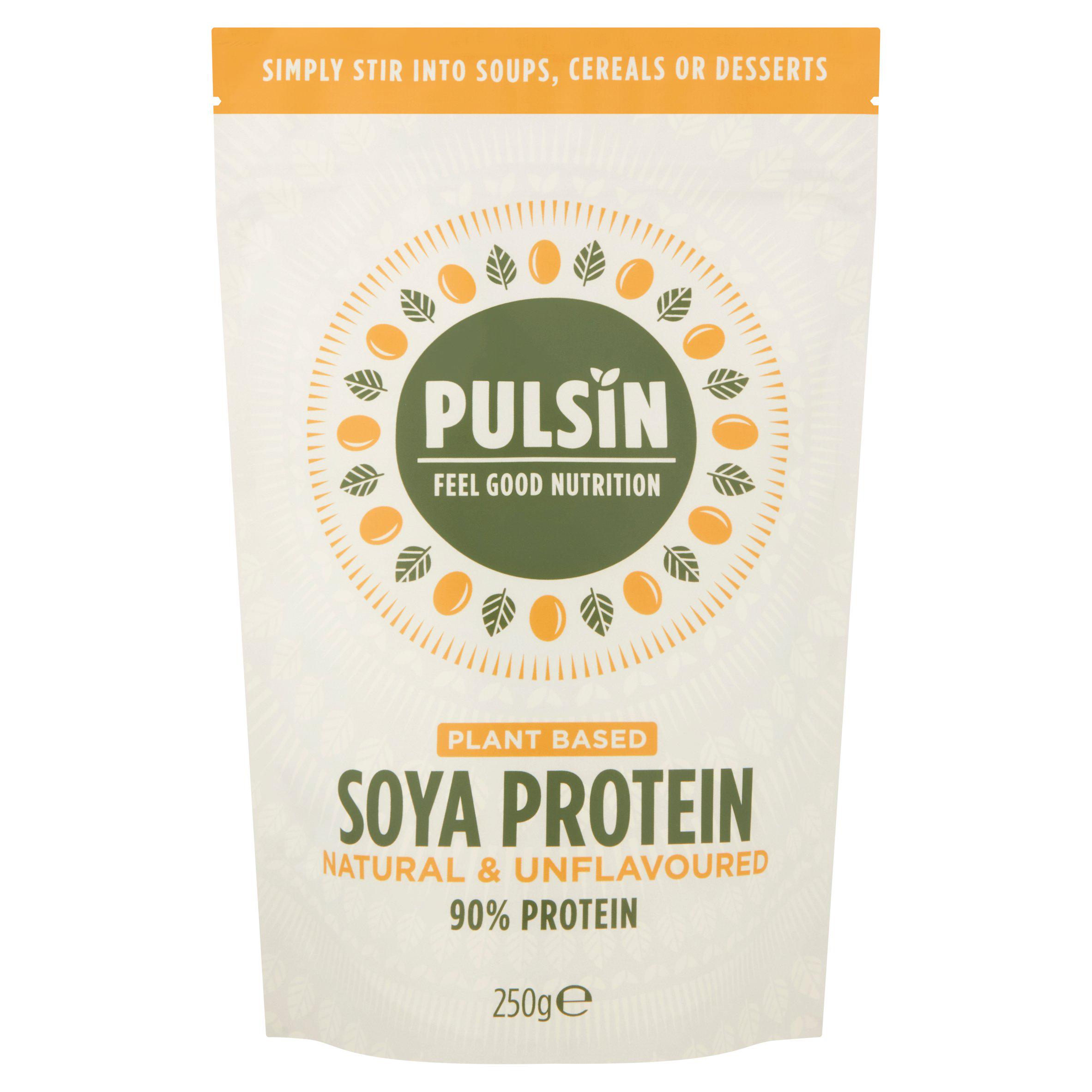 Pulsin Unflavoured Soya Protein Powder