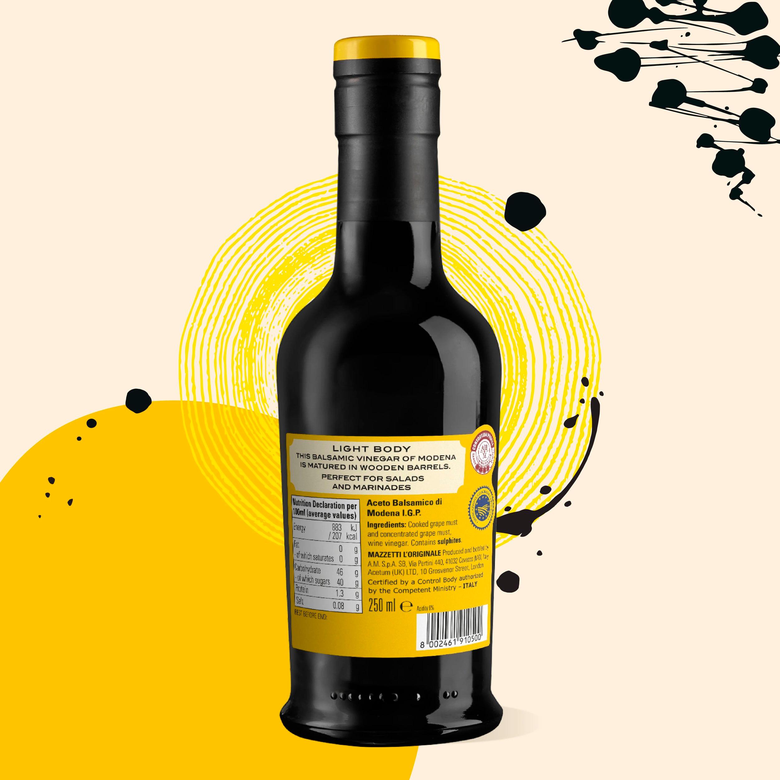 Mazzetti Balsamic Vinegar of Modena Yellow Label 250ml thumbnail 2