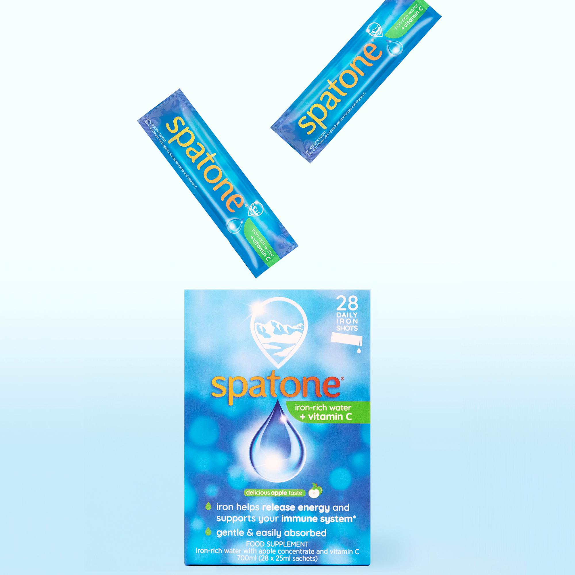 Spatone Liquid Iron Supplement with Vitamin C Sachets (28x25ml) 700ml thumbnail 2
