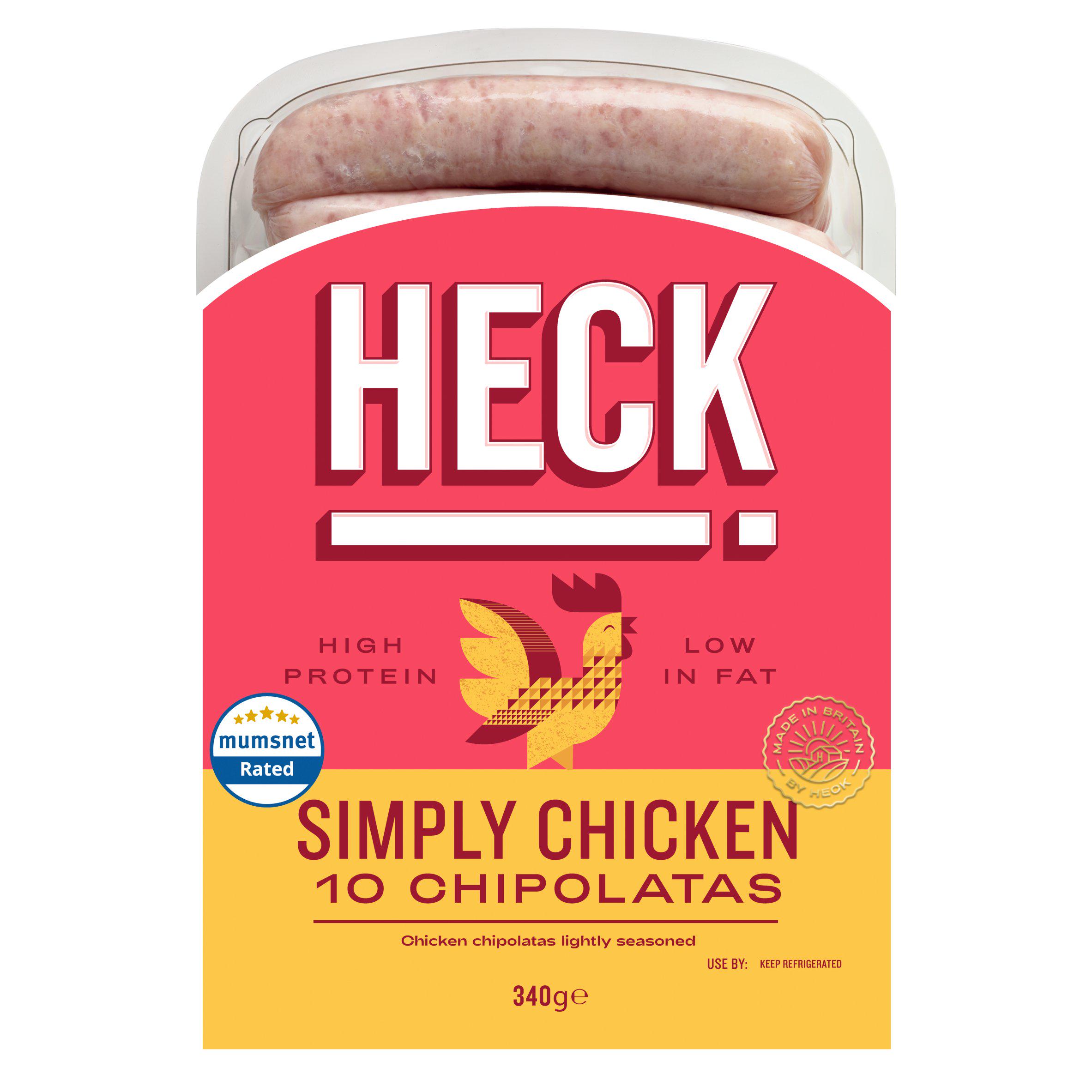 HECK Simply Chicken 10 Chipolatas