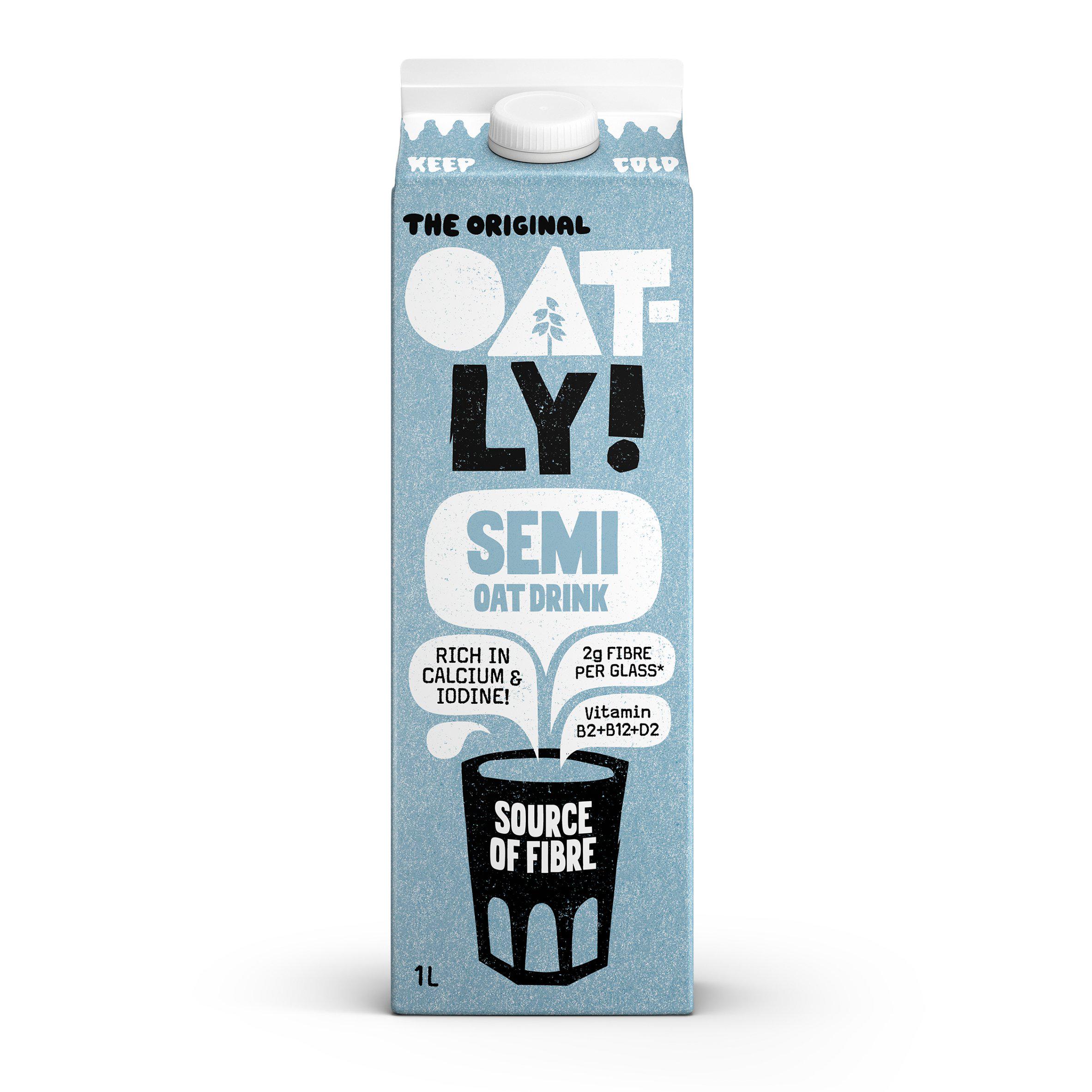 Oatly Oat Drink Semi Chilled 1L