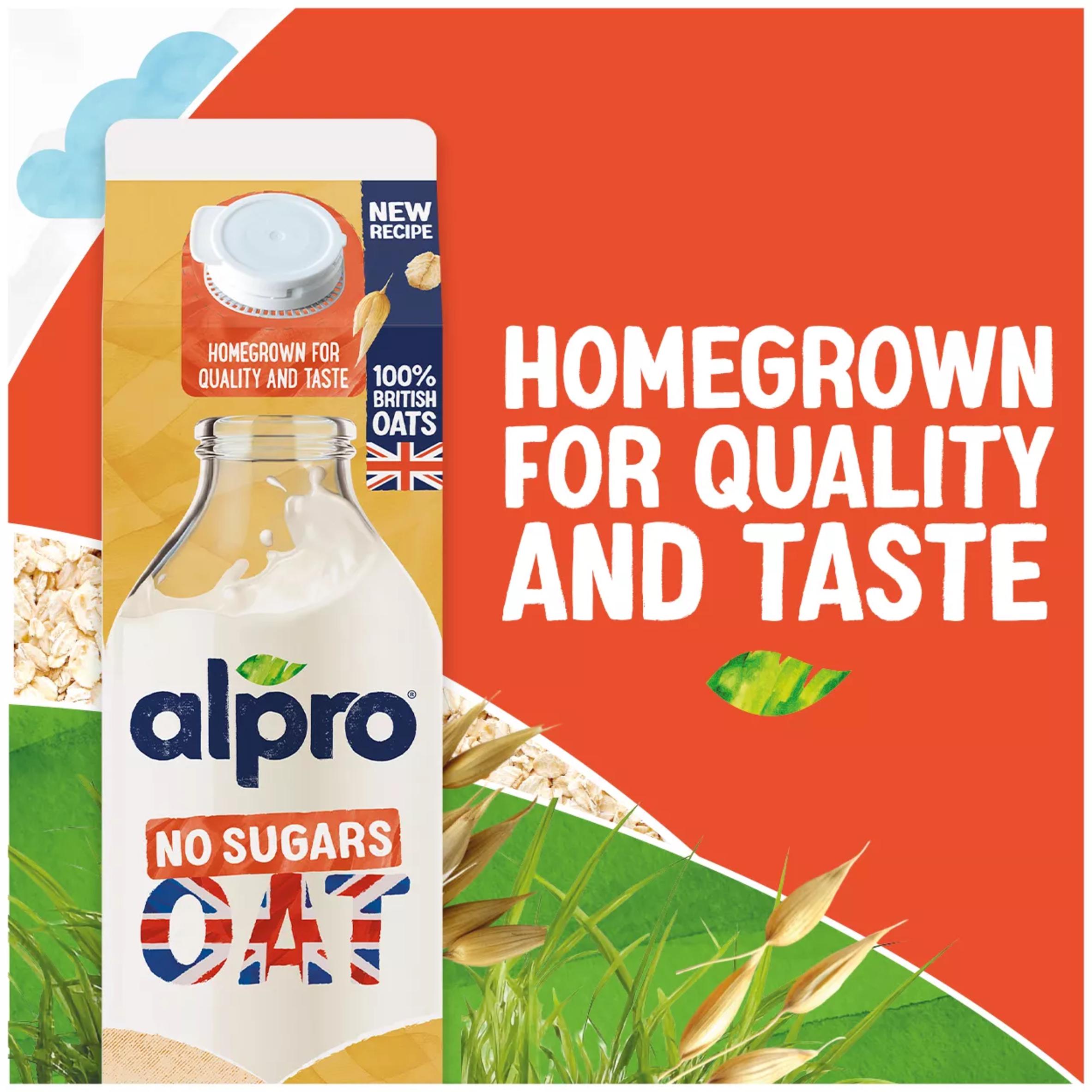 Alpro 1L Oat No Sugar Chilled Dairy Free Drink thumbnail 3
