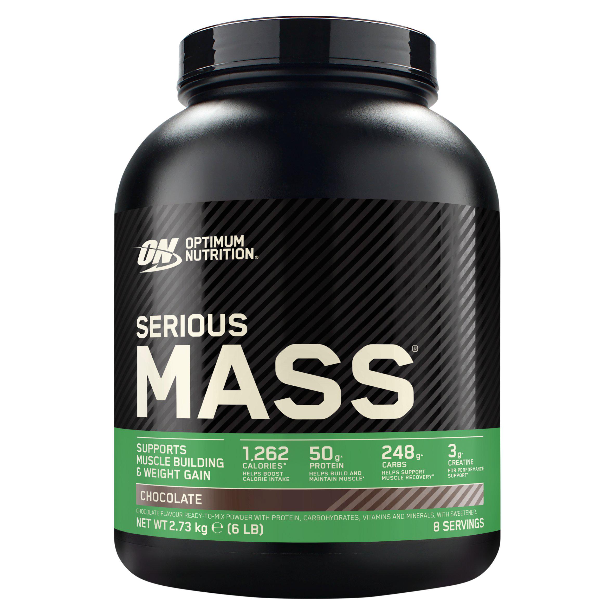 Serious Mass Protein Powder, Chocolate Flavour, 8 servings, 2.73kg