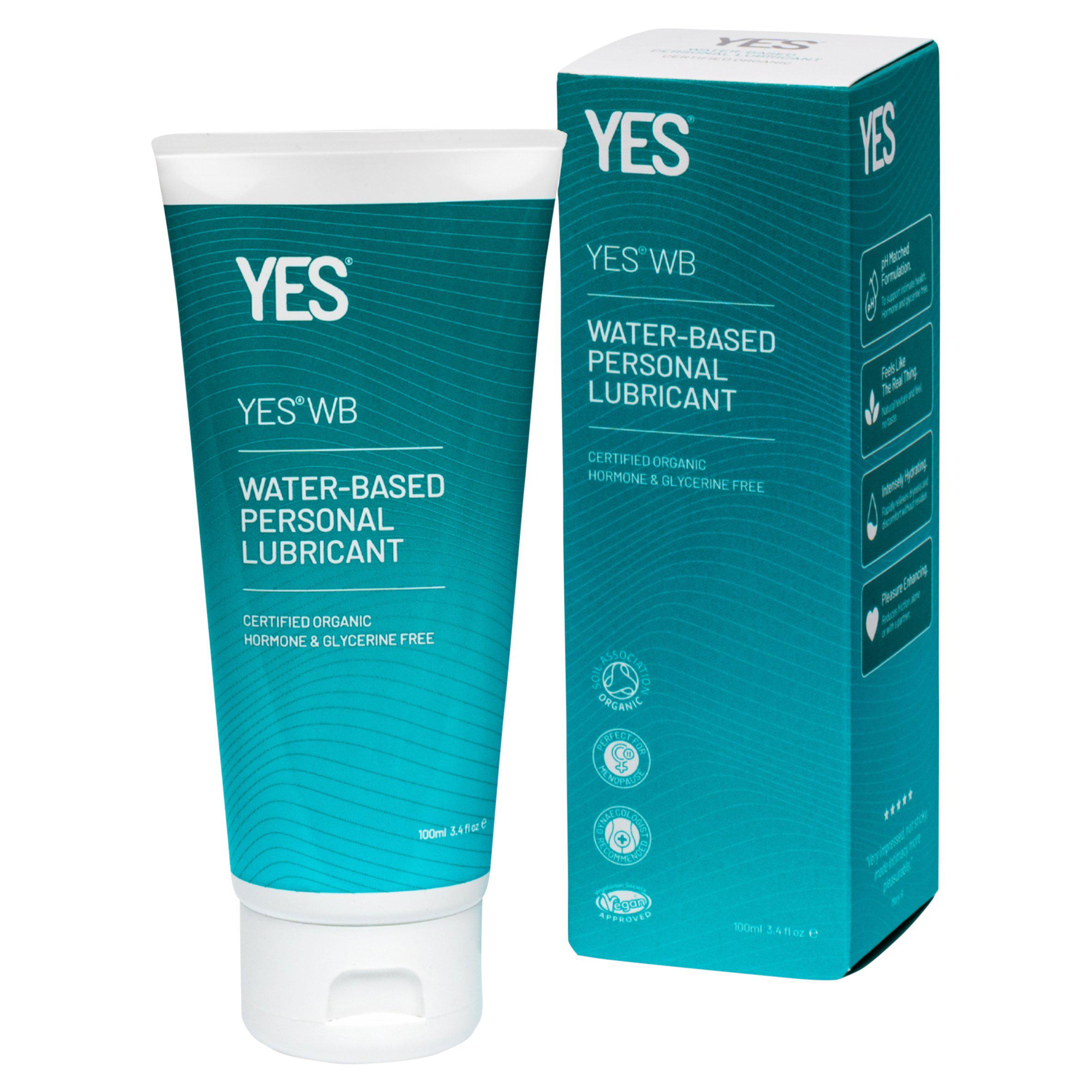 YES WB Organic Water Based Natural Personal Lubricant
