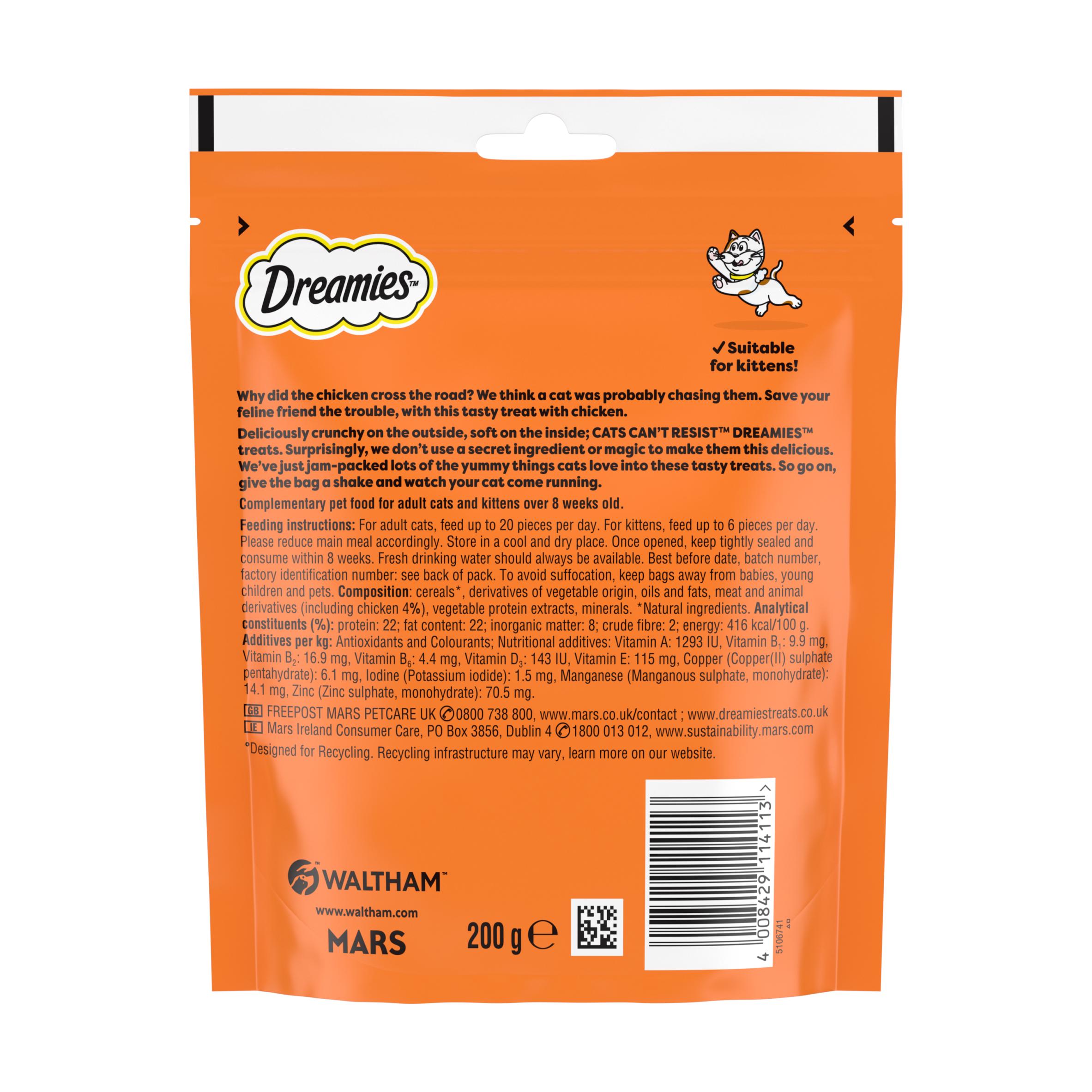 Dreamies Biscuits with Chicken Cat Treat Mega Pack 200g thumbnail 6