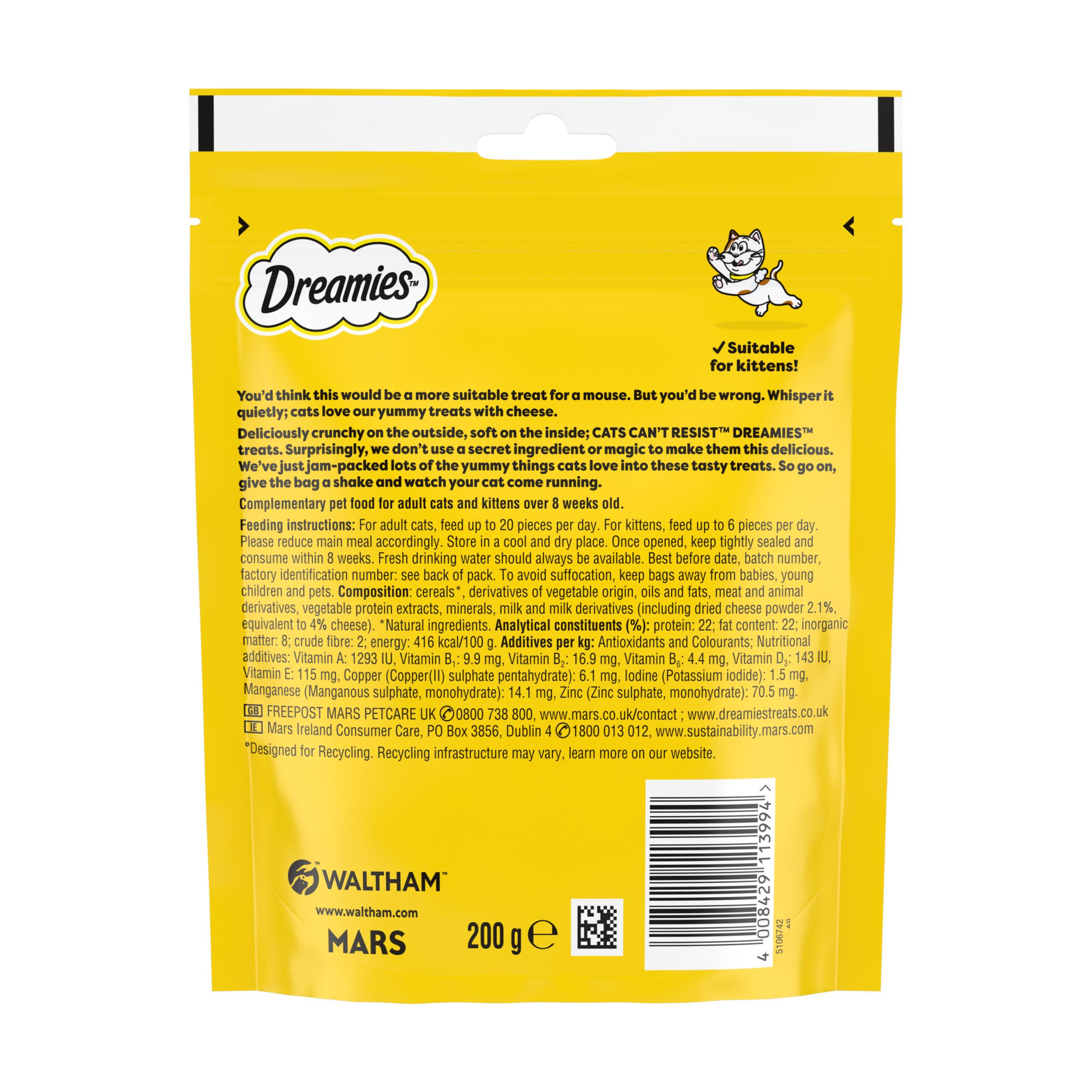 Dreamies Biscuits with Cheese Cat Treat Mega Pack 200g thumbnail 6