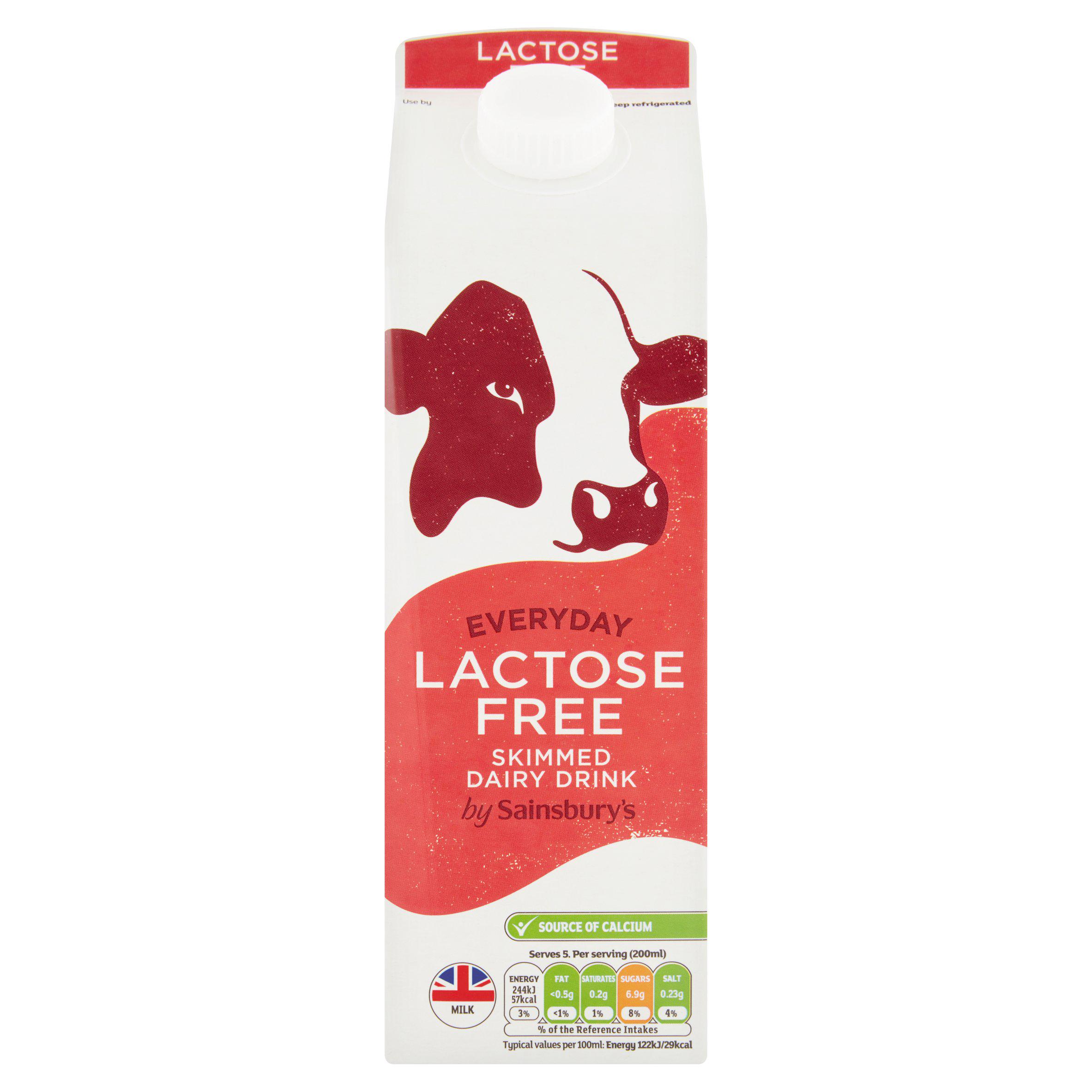 Sainsbury's Everyday Lactose Free Skimmed Dairy Drink 1L
