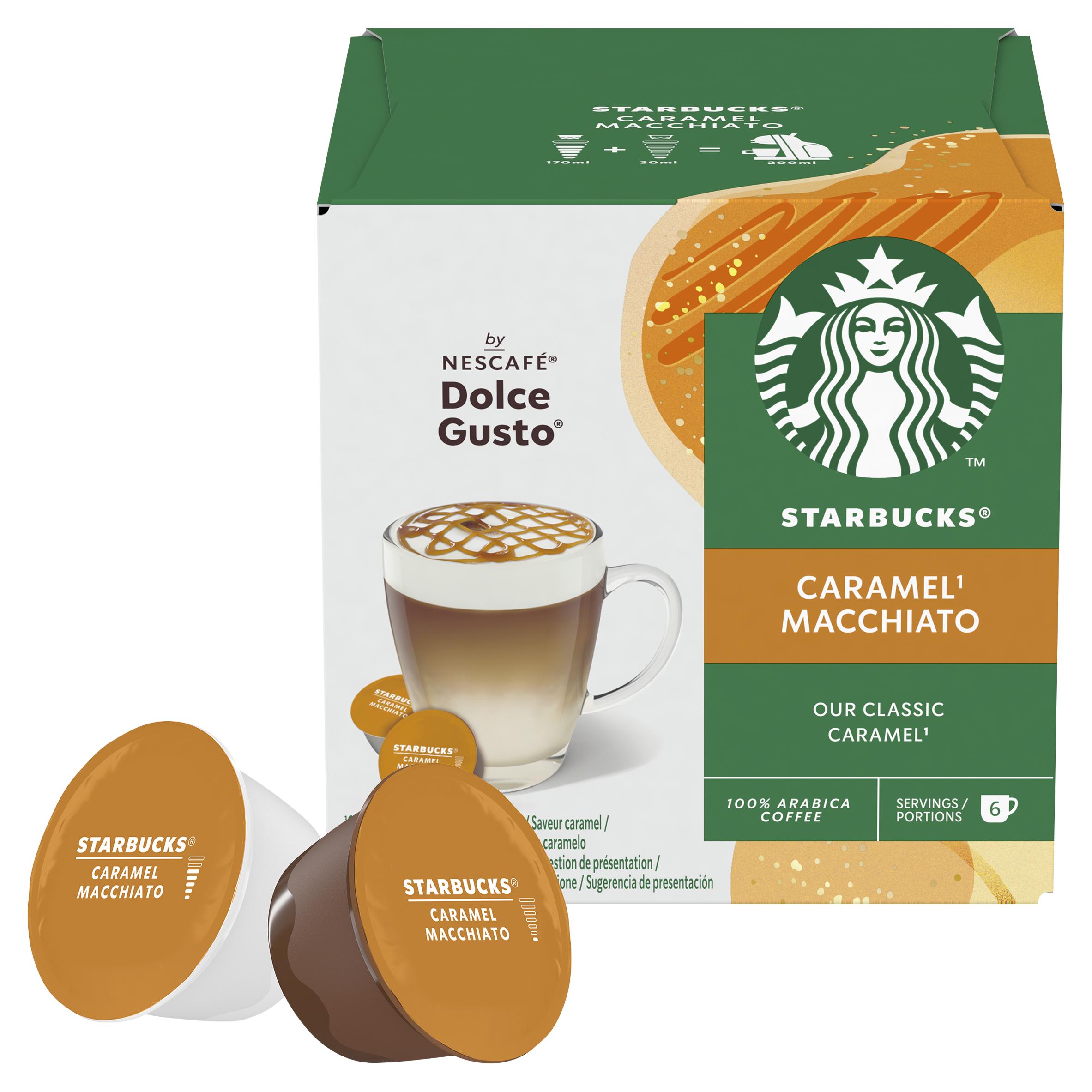 Starbucks by Nescafé Dolce Gusto Caramel Macchiato Coffee Pods 6 Drinks, x12 thumbnail 5