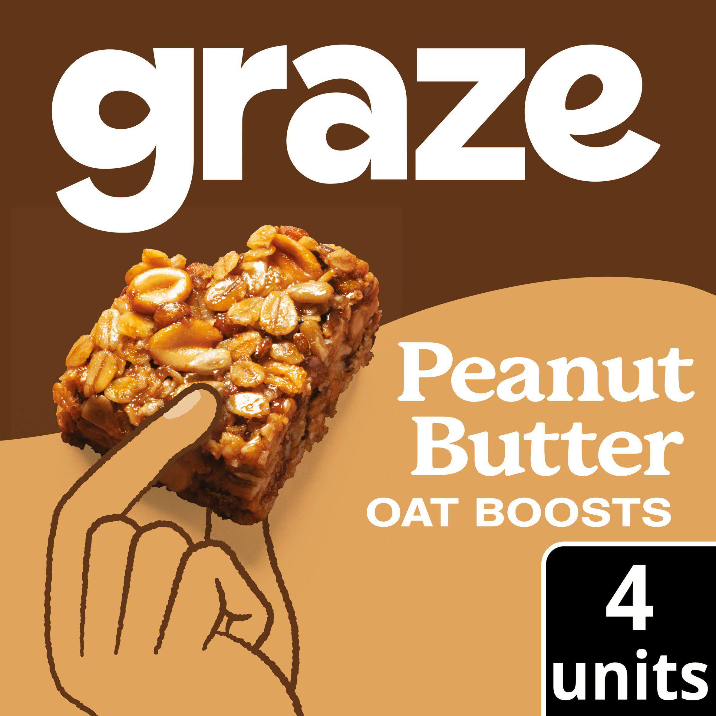 Graze Protein Peanut Butter Vegan Snack Bars
