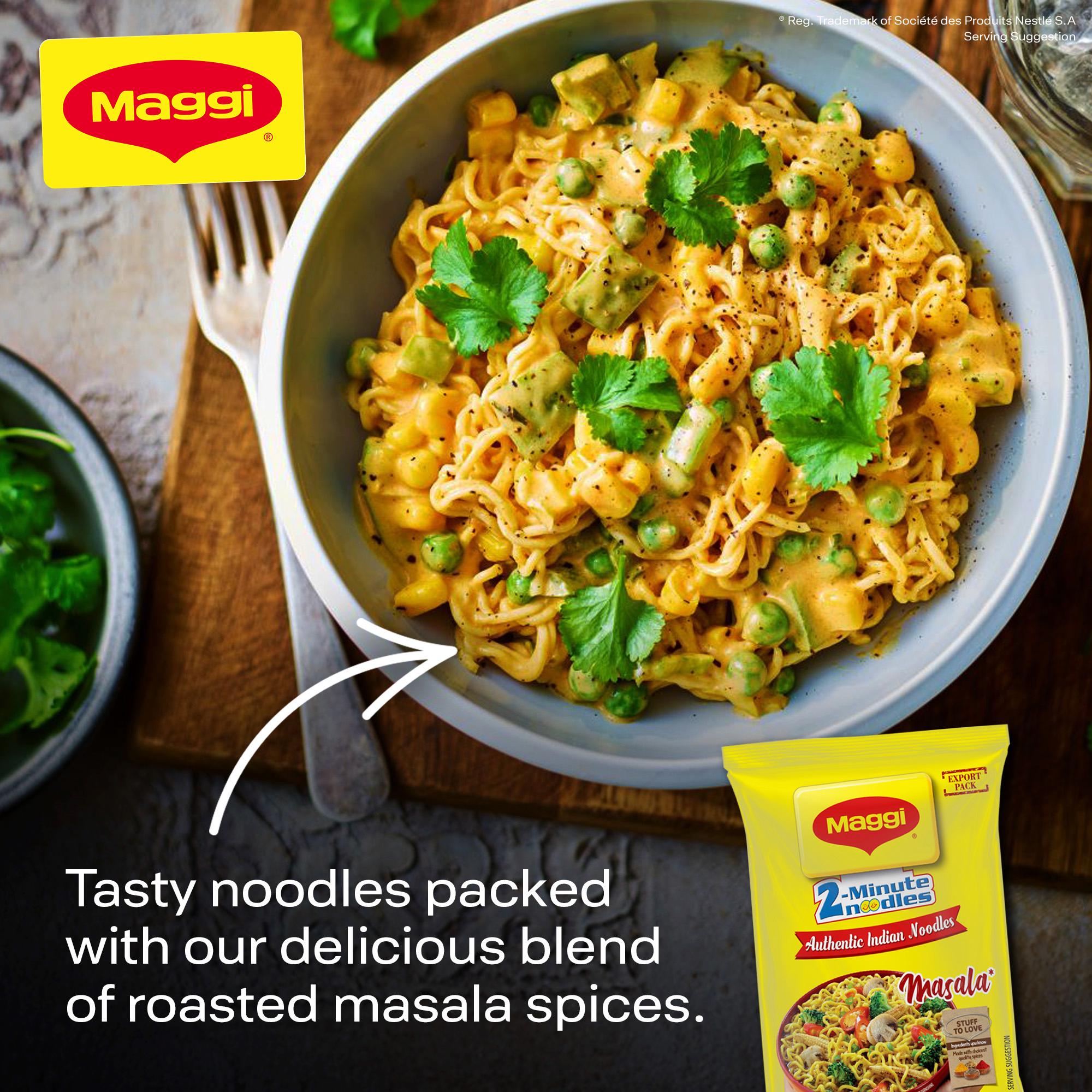 Maggi 2 Minute Masala Spicy Noodles 70g thumbnail 3