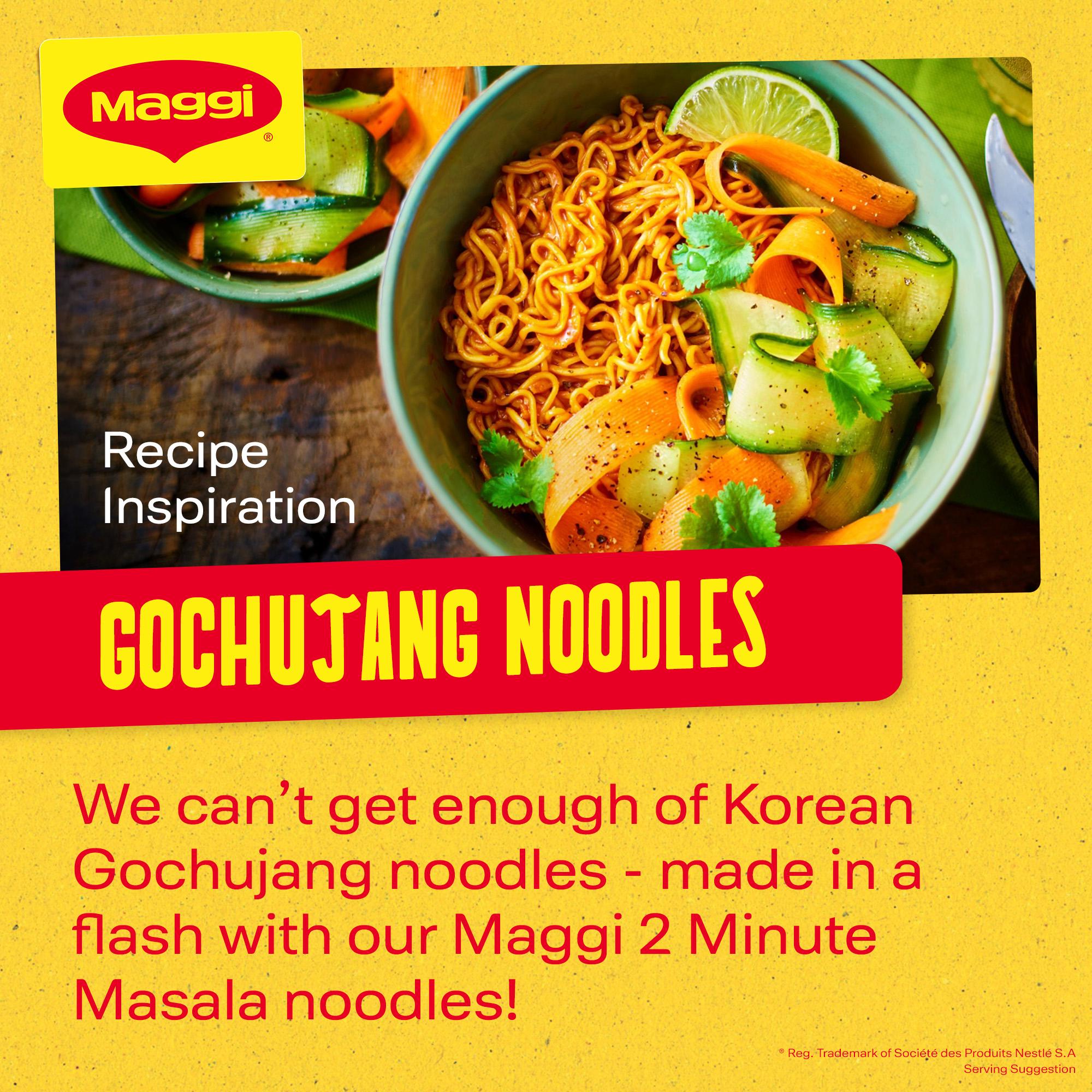 Maggi 2 Minute Masala Spicy Noodles 70g thumbnail 5