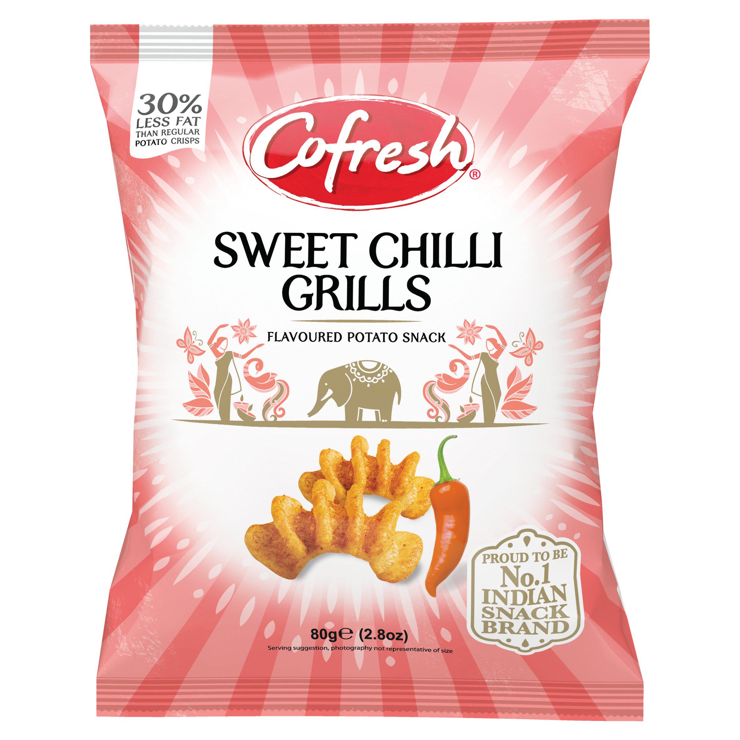 Sweet Chilli Grills Flavoured Potato Snack 80g