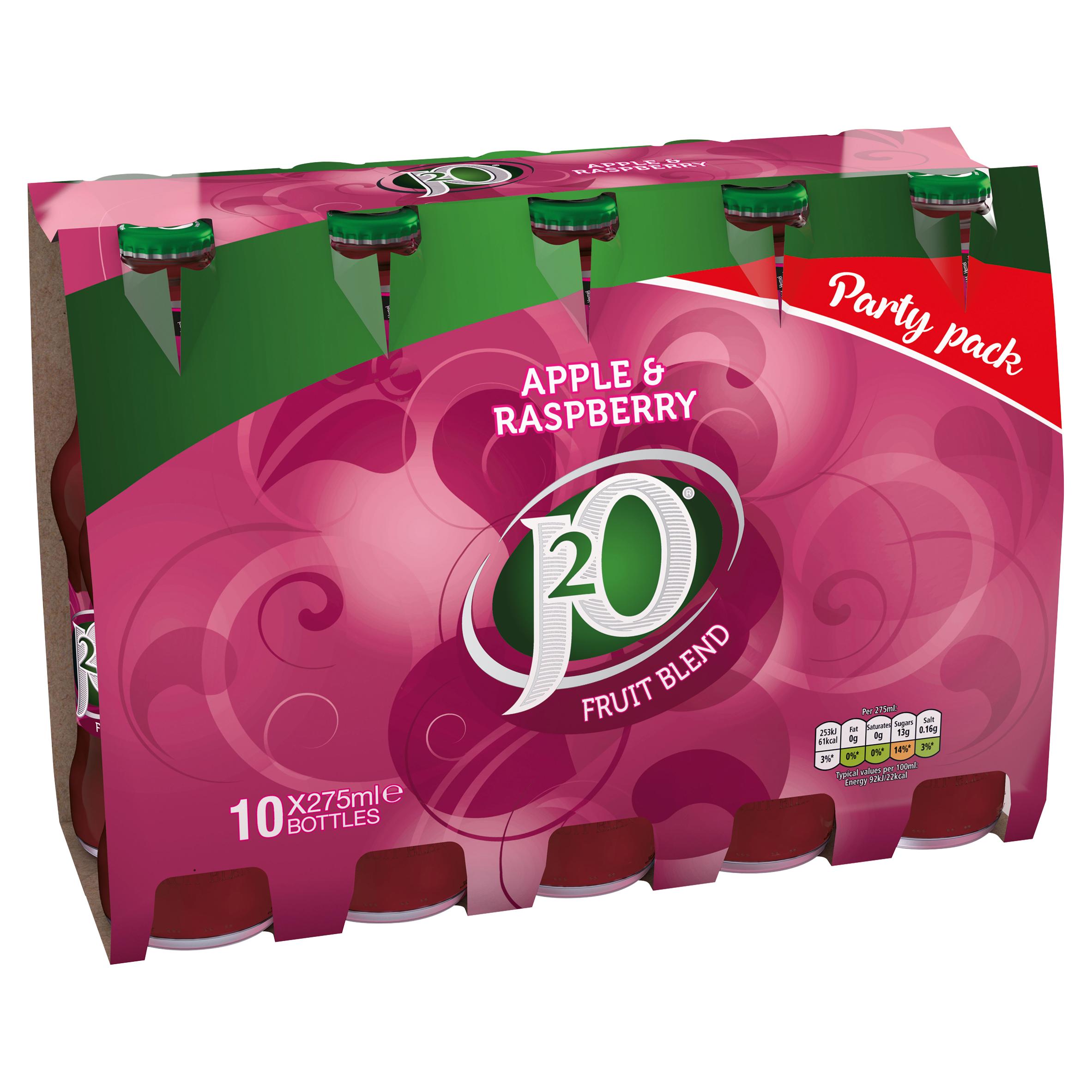 J2O Apple & Raspberry Fruit Blend 10 x 275ml thumbnail 2