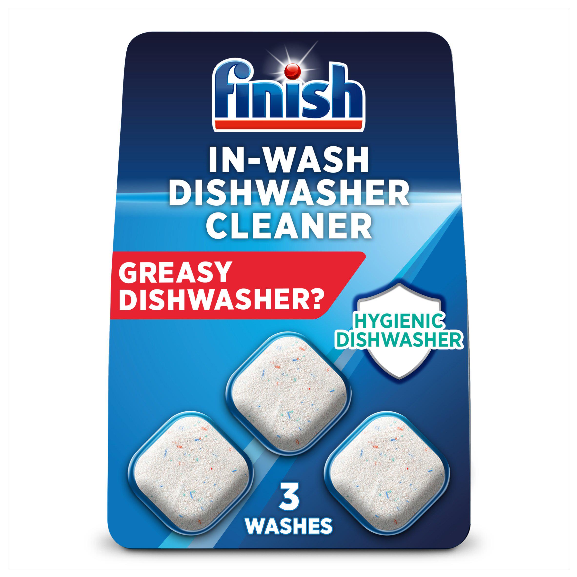 Finish In-Wash Dishwasher Machine Cleaner Tablets