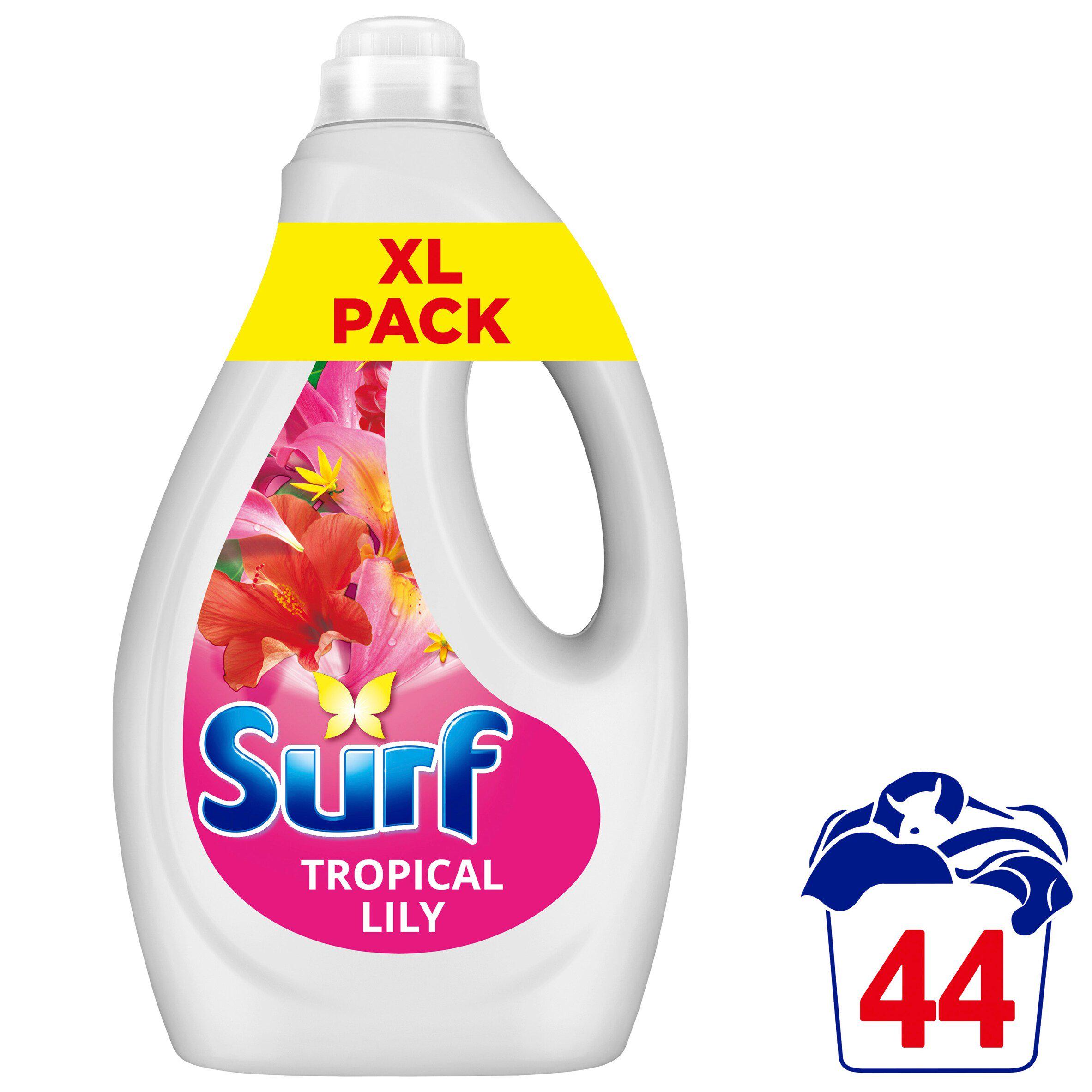 Surf Tropical Lily 44 washes Concentrated Washing Liquid Laundry Washing Detergent 1.2L