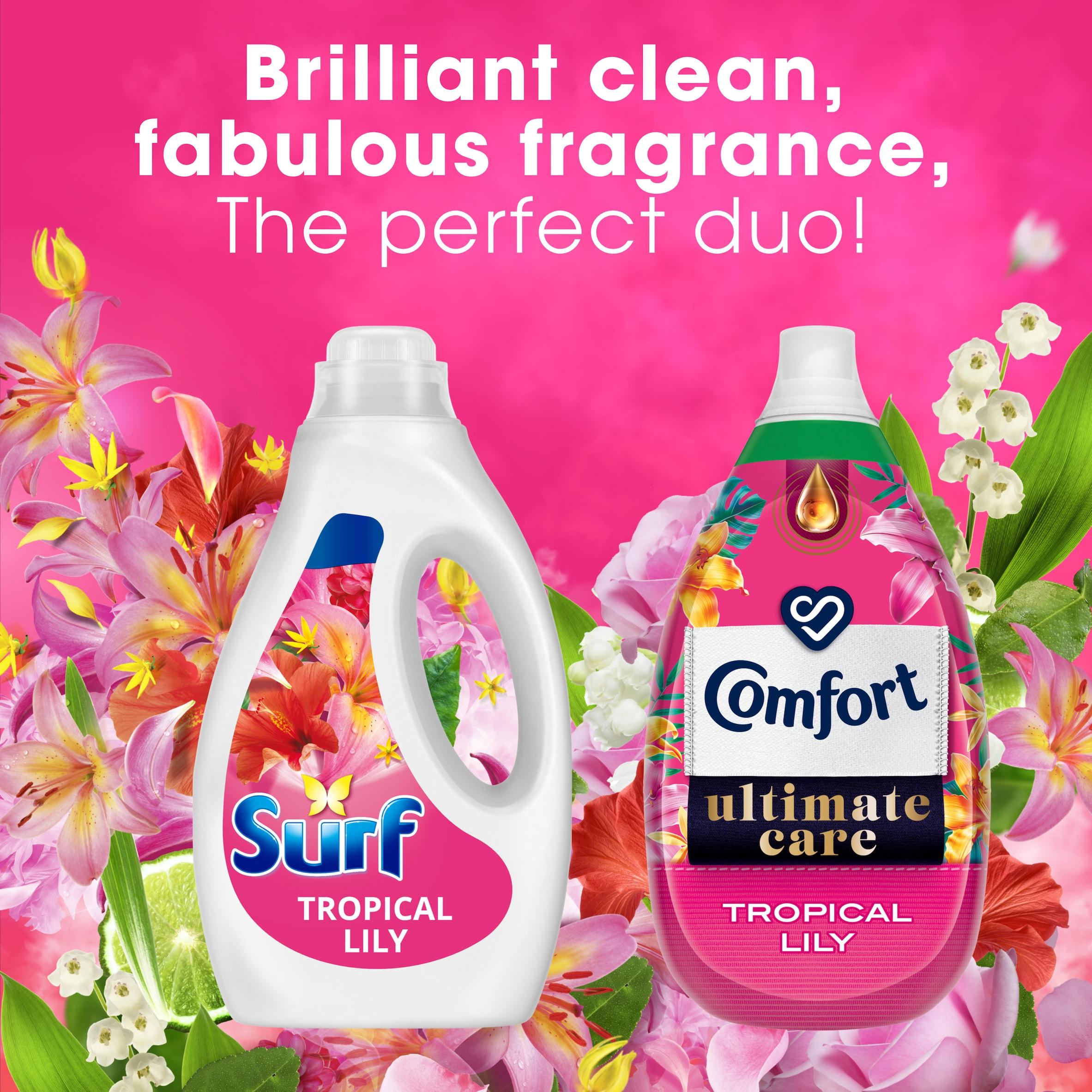 Surf Tropical Lily 44 washes Concentrated Washing Liquid Laundry Washing Detergent 1.2L thumbnail 4