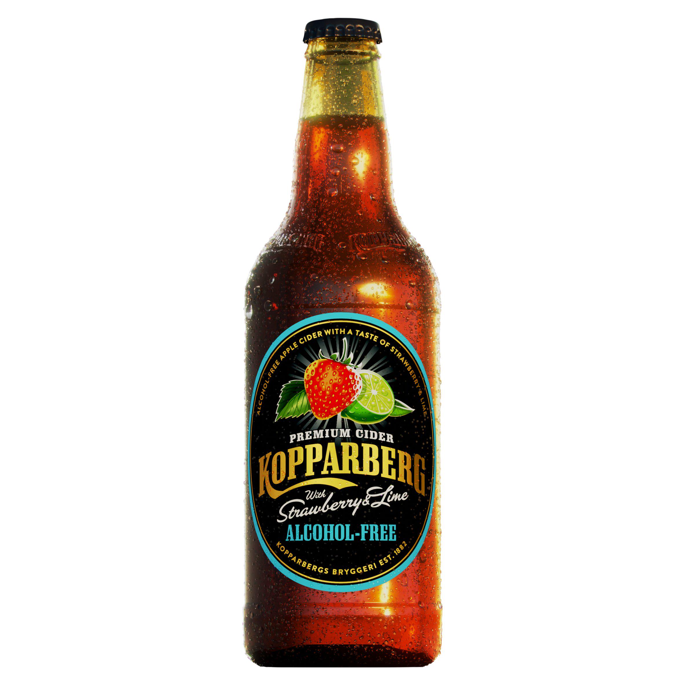 Kopparberg 0.0% Alcohol Free Cider Strawberry & Lime 50cl