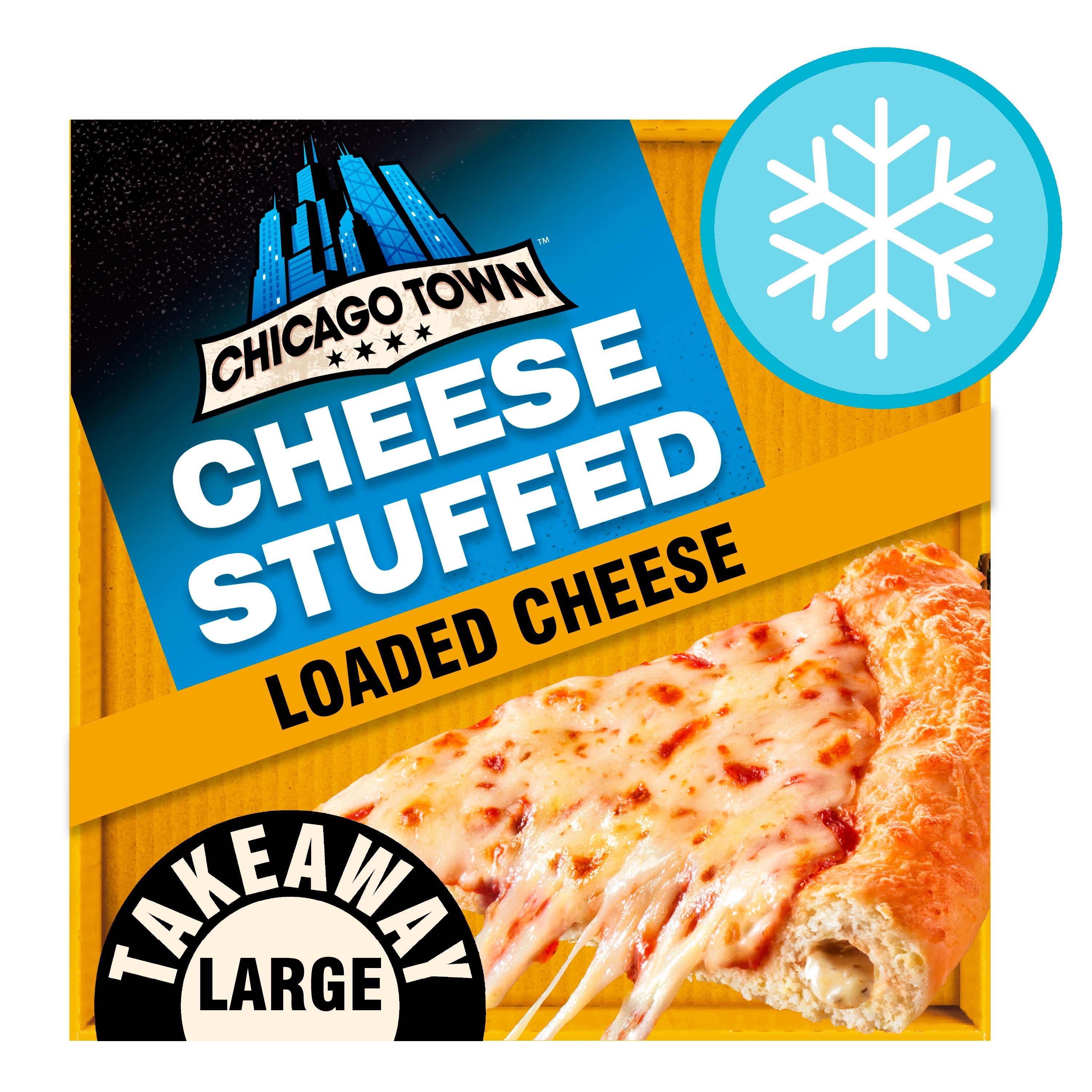 Chicago Town Takeaway Cheesy Stuffed Cheese Pizza 630g thumbnail 2