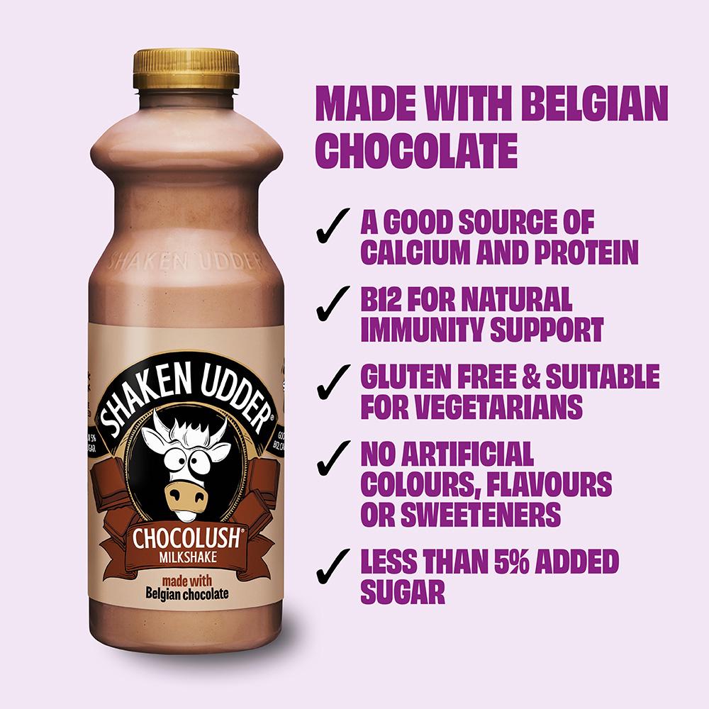 Shaken Udder Chocolush Milkshake 750ml thumbnail 2