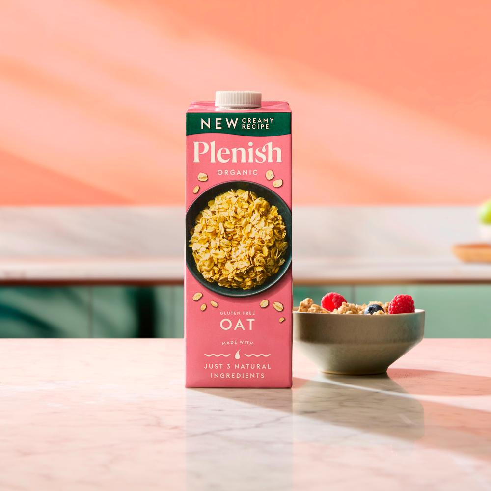 Plenish  1L Chilled Dairy Free Organic Oat Drink thumbnail 5