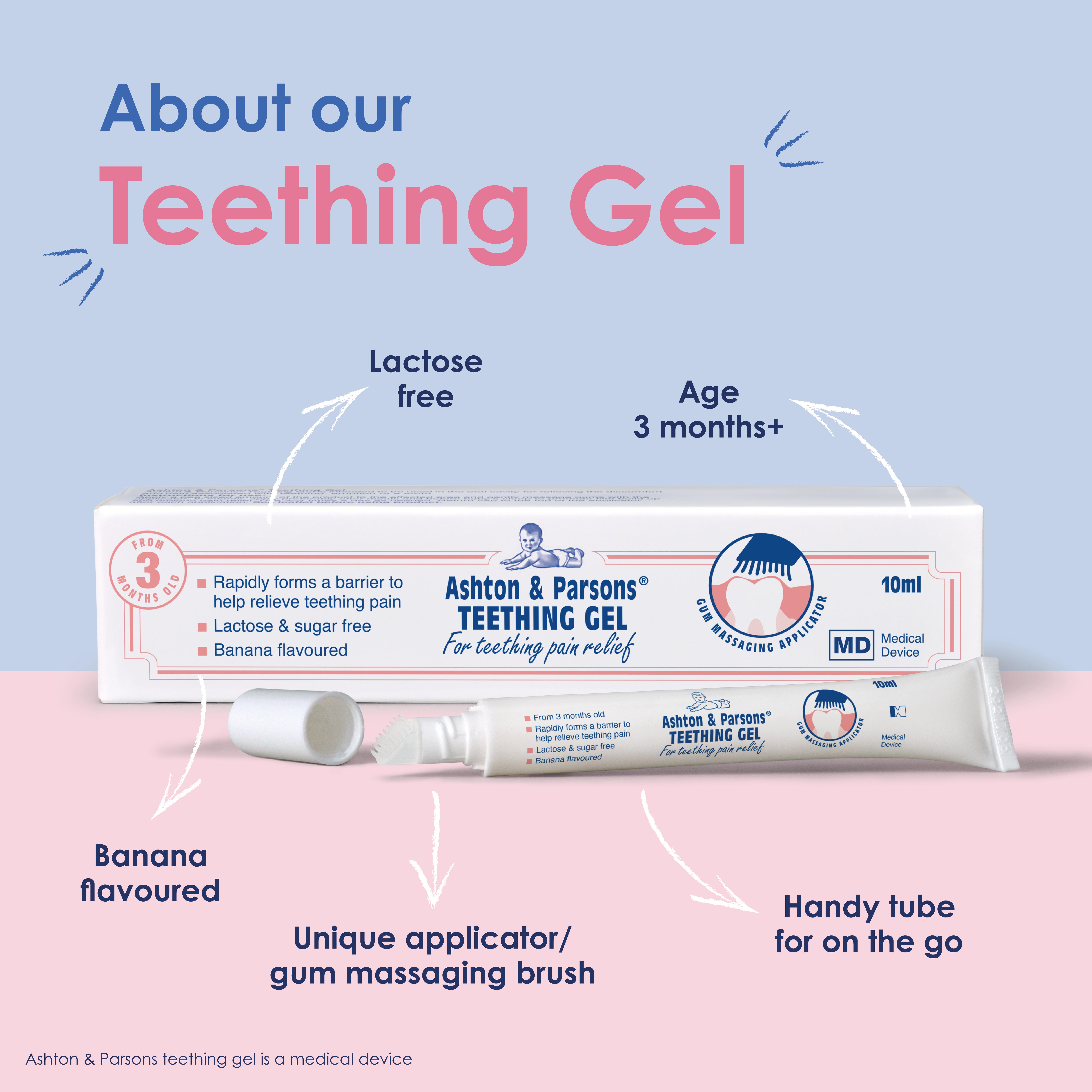 Ashton & Parsons Teething Gel 3+ Months 10ml thumbnail 3