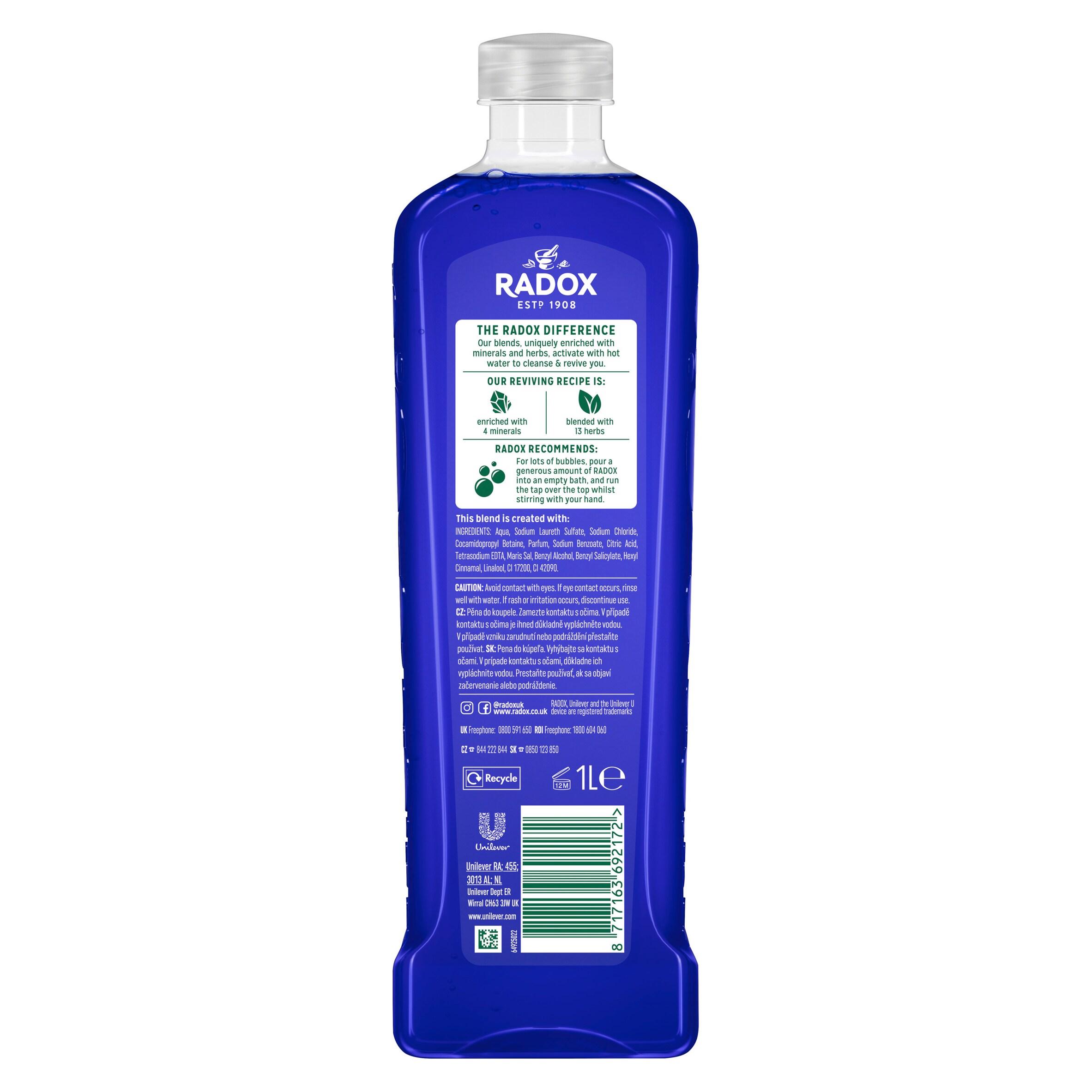 Radox Sleep Aromatherapy Bath Soak Bubble Bath 1L thumbnail 6
