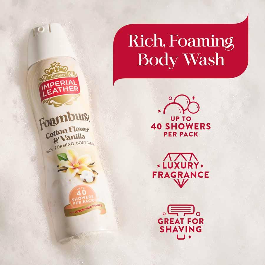 Imperial Leather 200ml Foamburst Moisturising Body Wash thumbnail 2