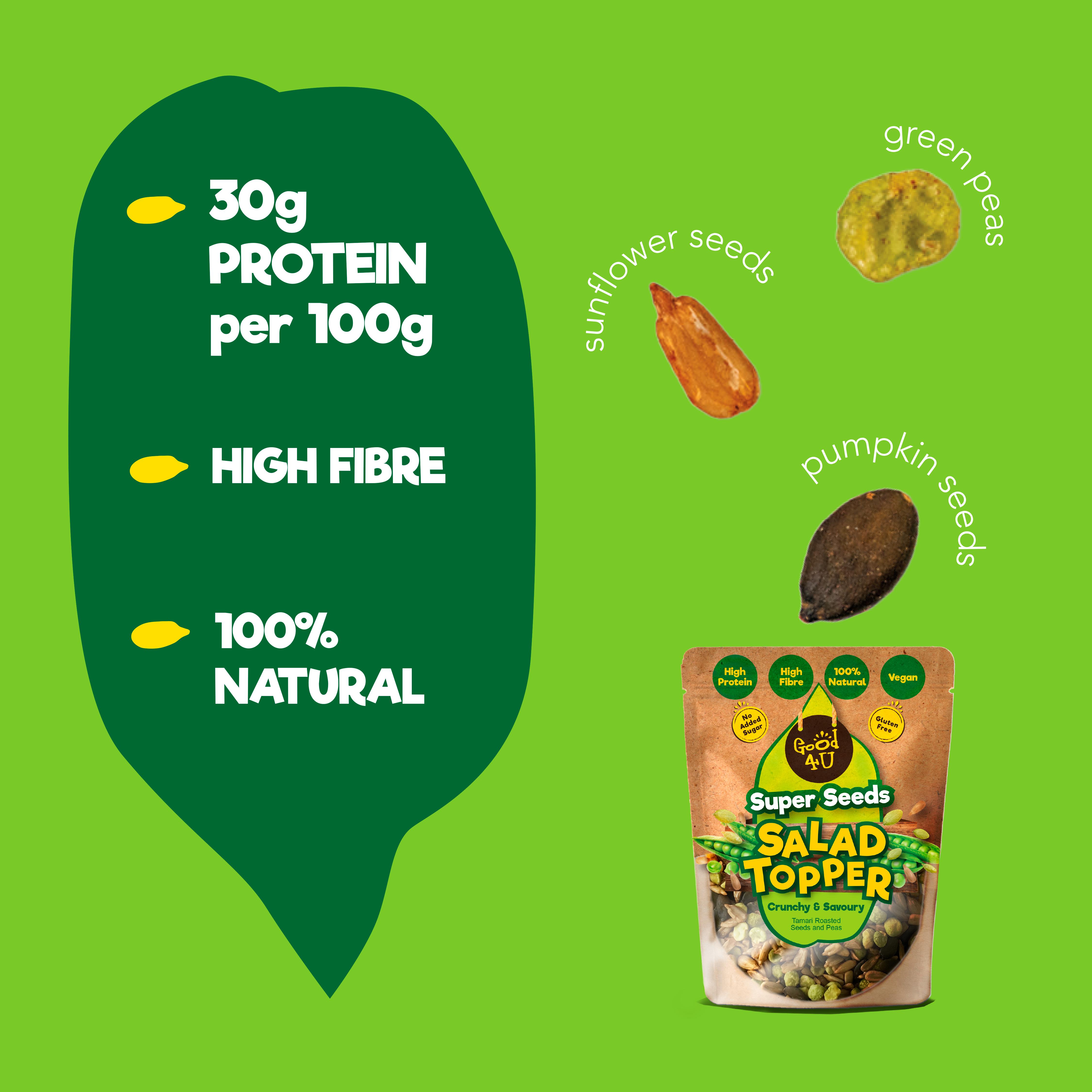 Good4U Protein Salad Topper Super Seeds 150g thumbnail 3