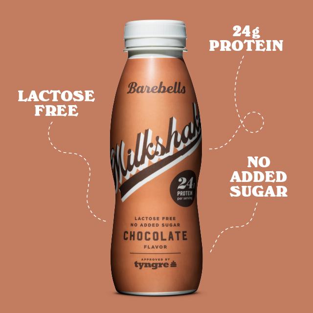 Barebells Protein Milkshake Chocolate Flavour 330ml thumbnail 3