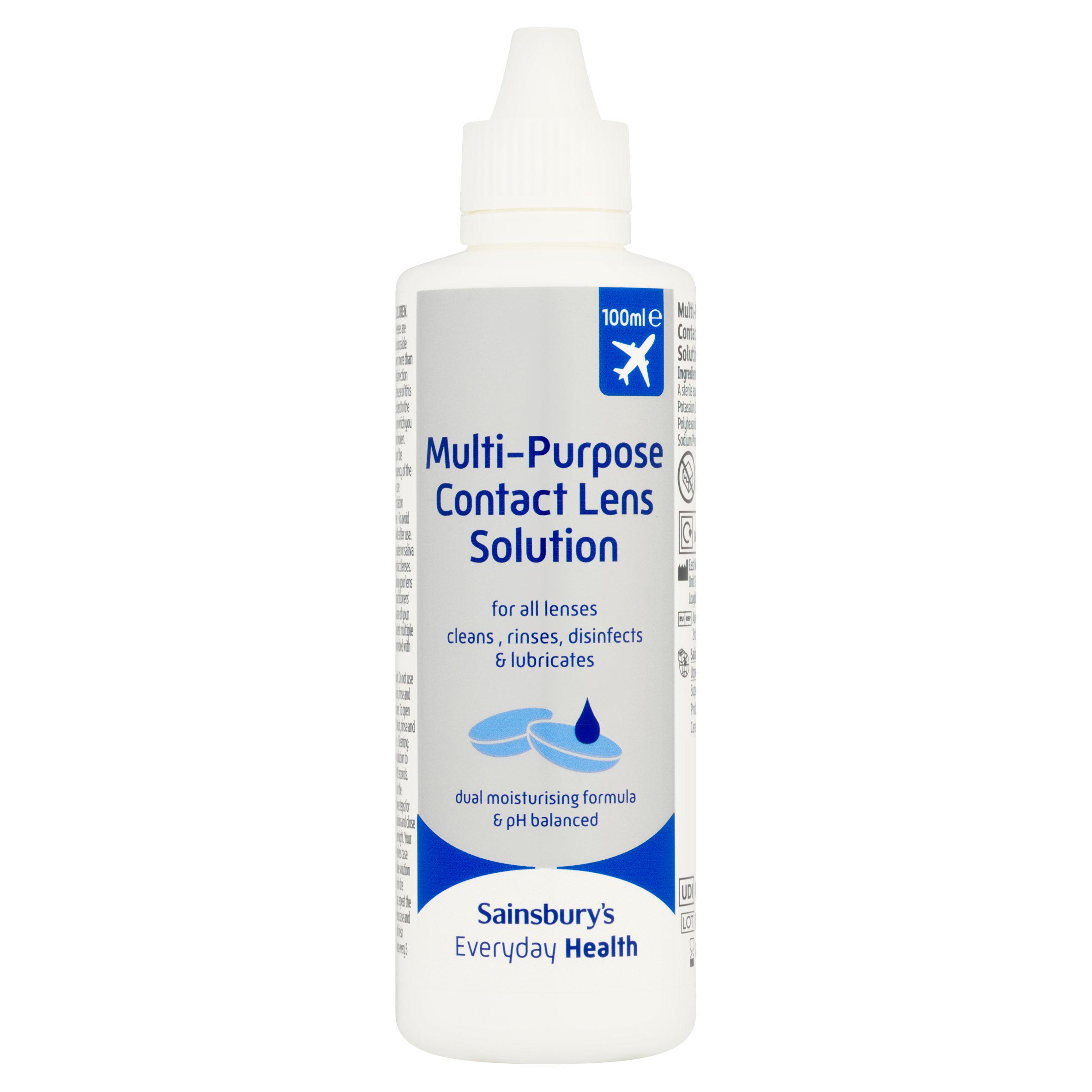 Sainsbury's All-in-one Contact Lens Solution 100ml