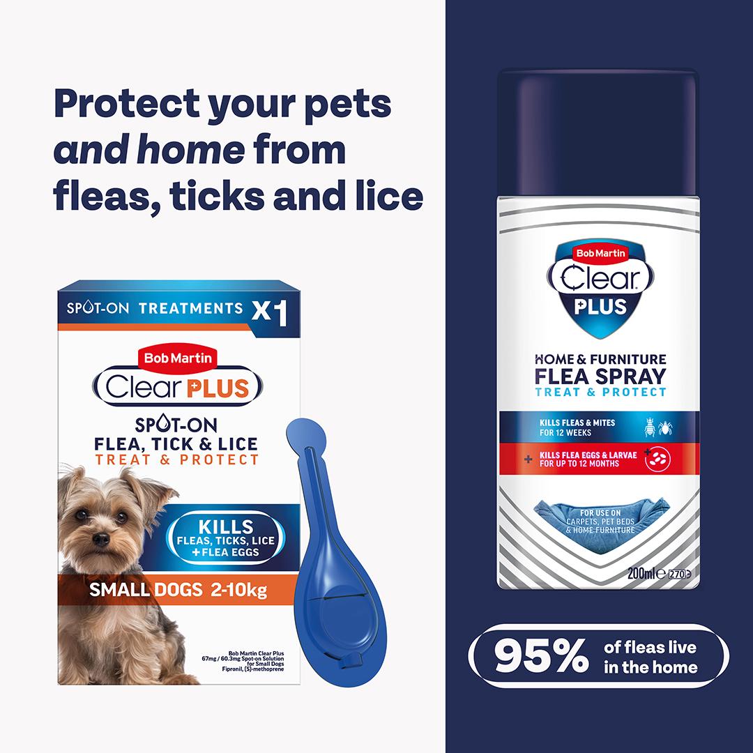 Bob Martin Clear Plus Spot On Flea & Tick Treatment for Small Dogs thumbnail 5