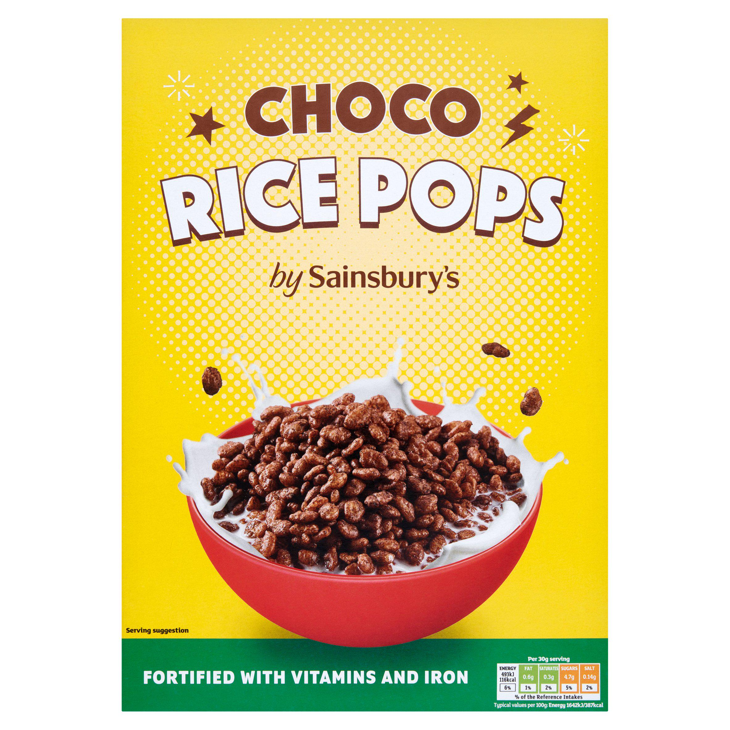 Sainsbury's Choco Rice Pops 375g
