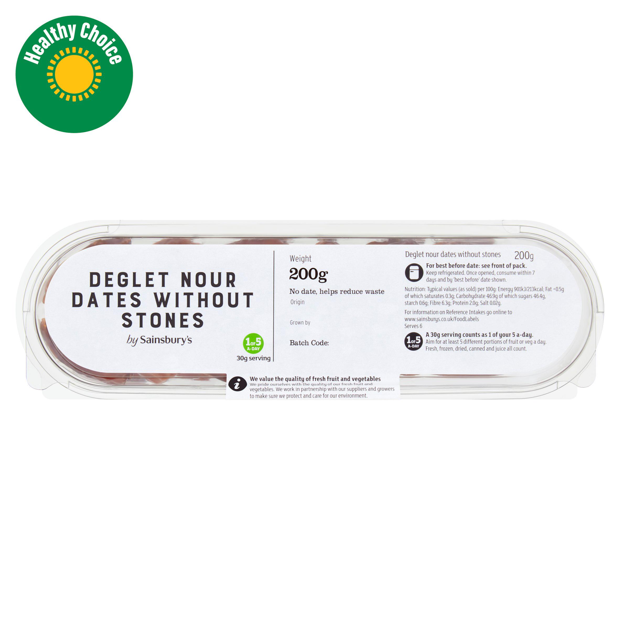 Sainsbury's Deglet Nour Dates 200g