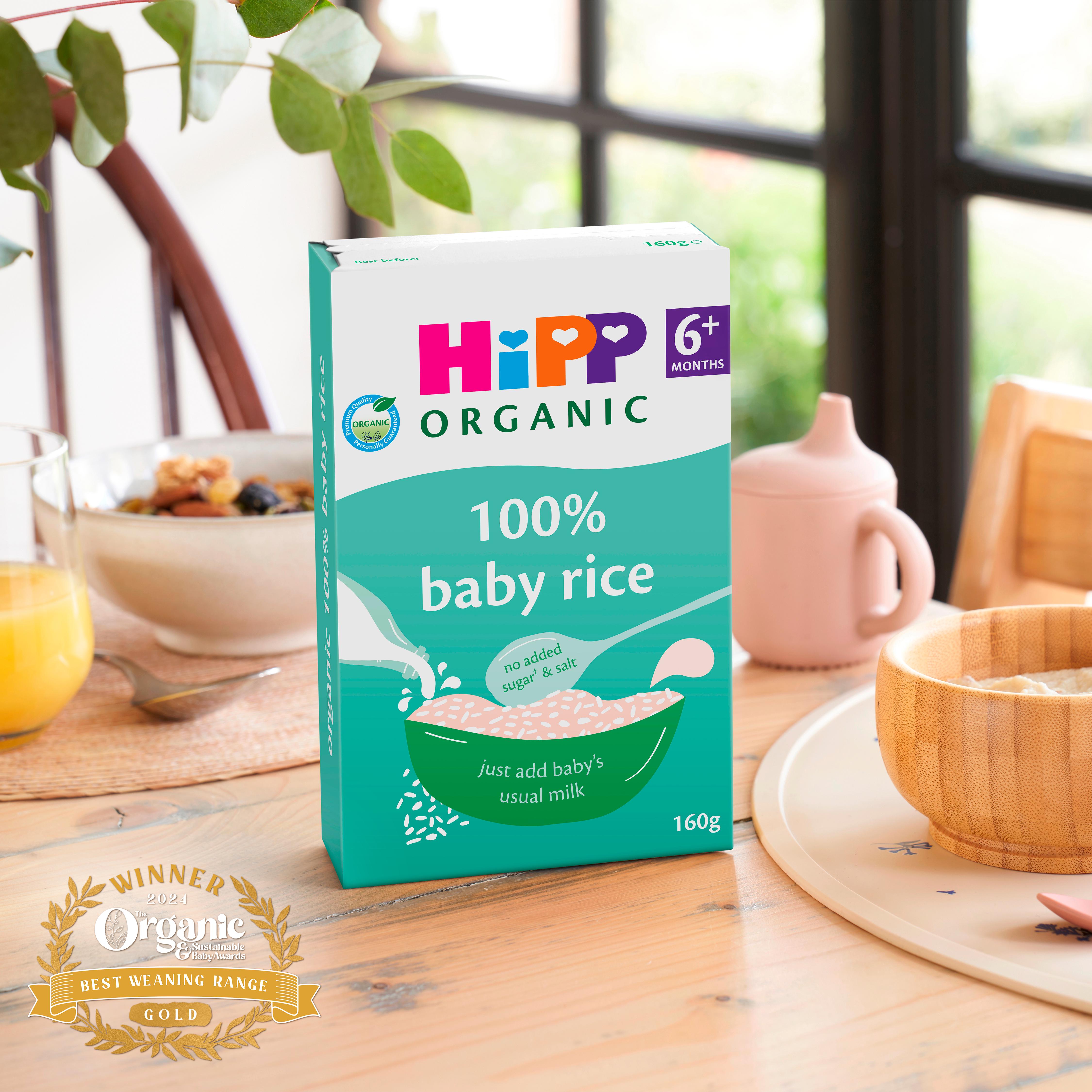 HiPP Organic 100% Baby Rice 6+ Months 160g thumbnail 2