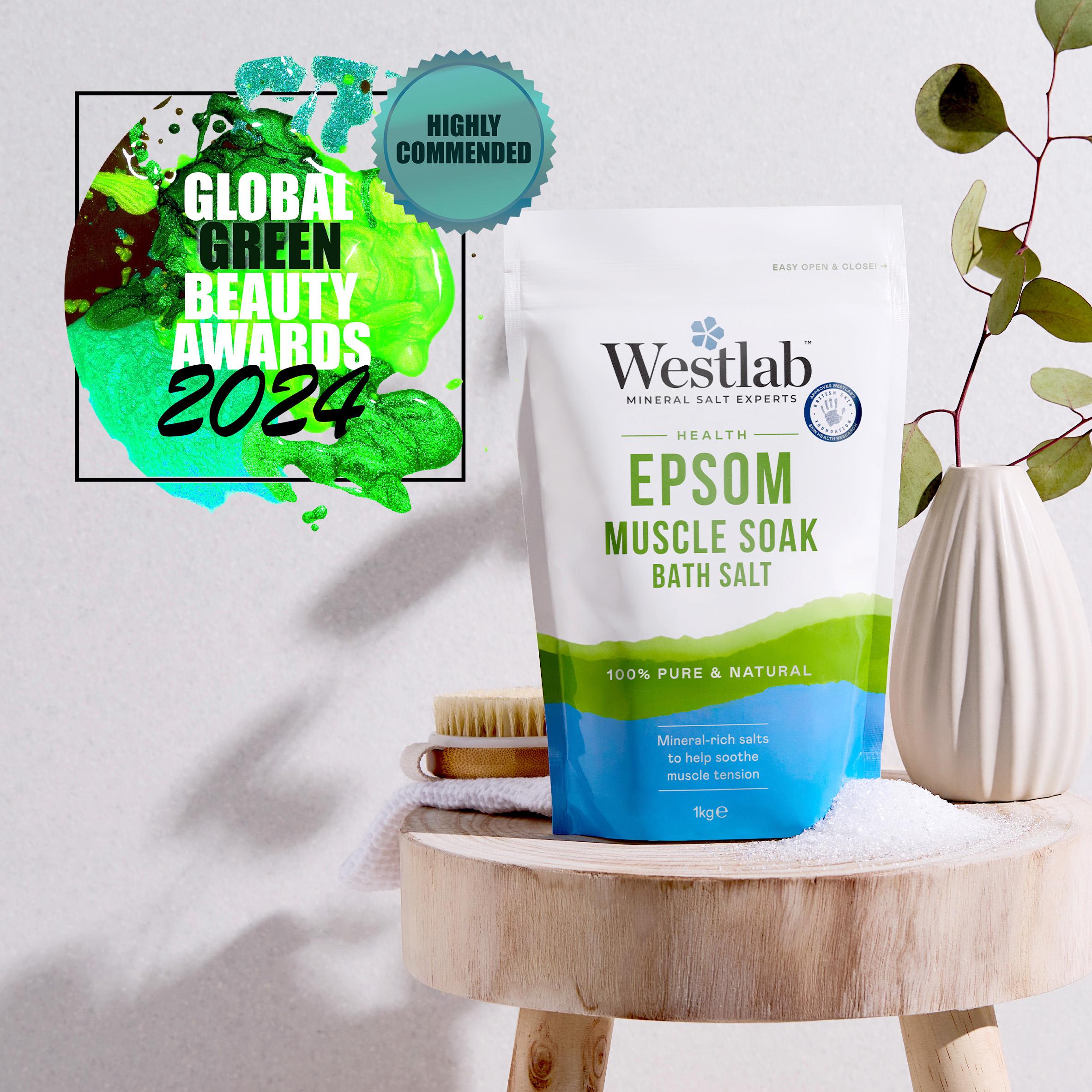Westlab Pure Mineral Epsom Bath Salt 1kg thumbnail 6