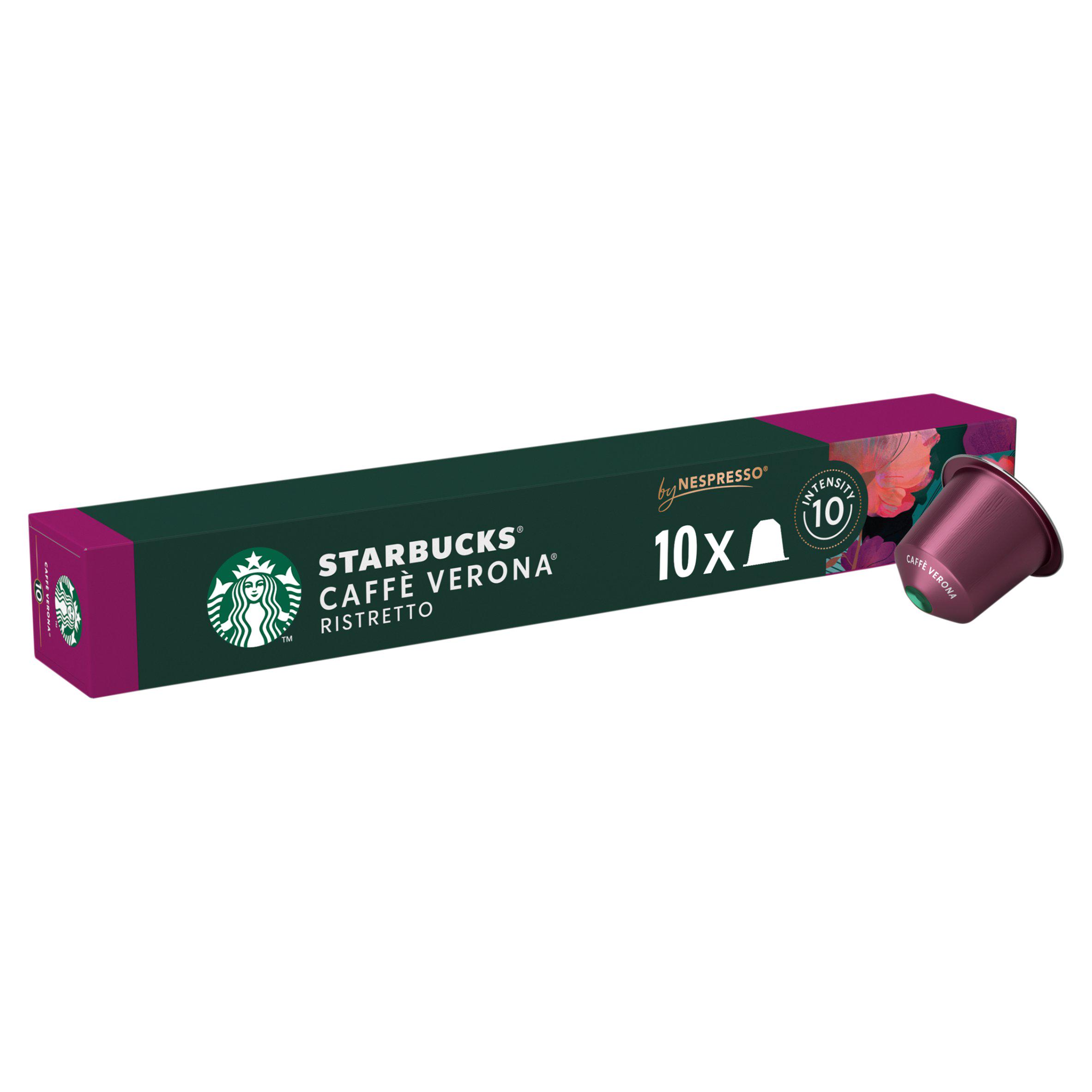 Starbucks by Nespresso Caffe Verona Espresso Coffee Pods x10
