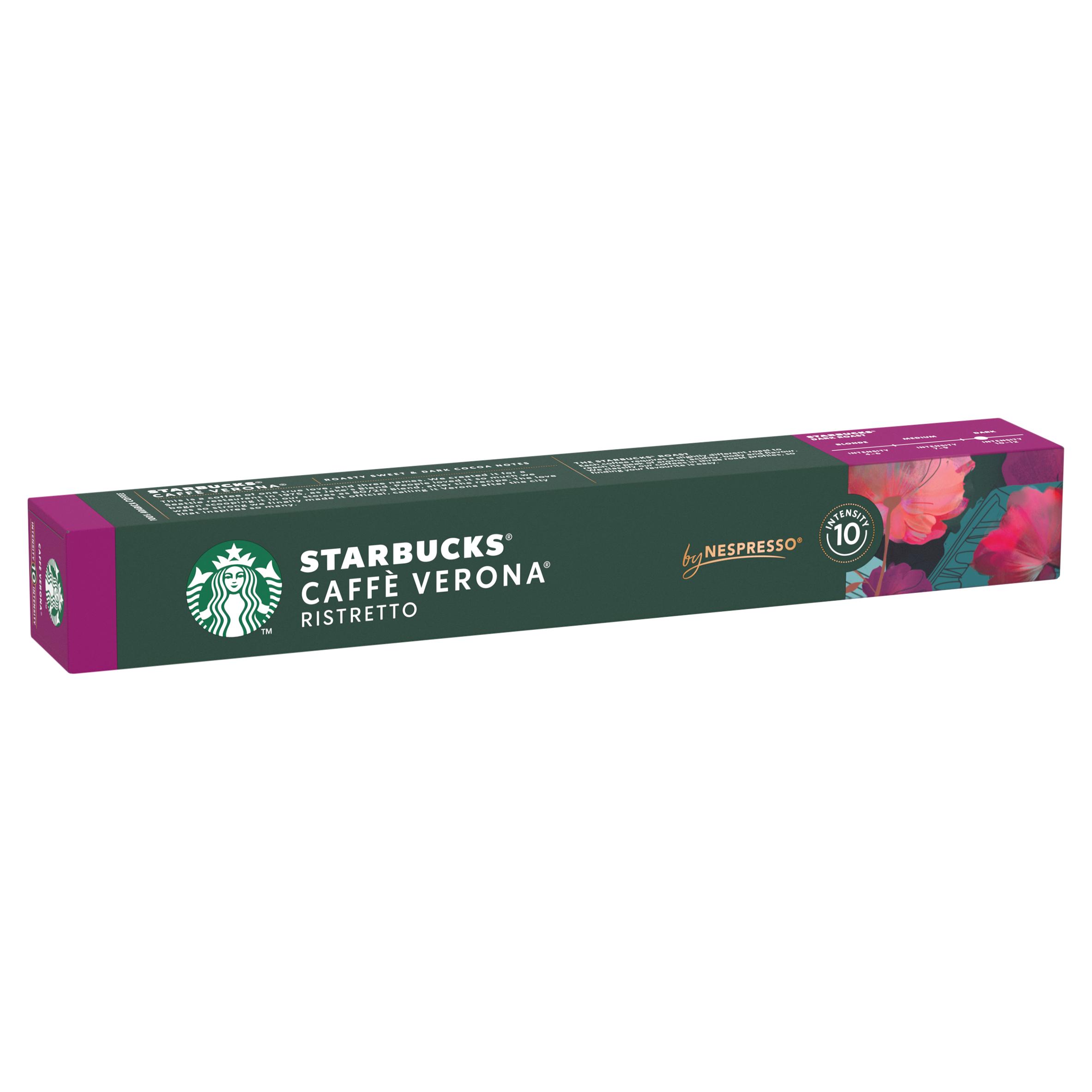 Starbucks by Nespresso Caffe Verona Espresso Coffee Pods x10 thumbnail 2