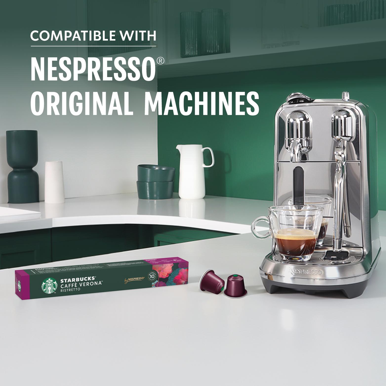 Starbucks by Nespresso Caffe Verona Espresso Coffee Pods x10 thumbnail 4