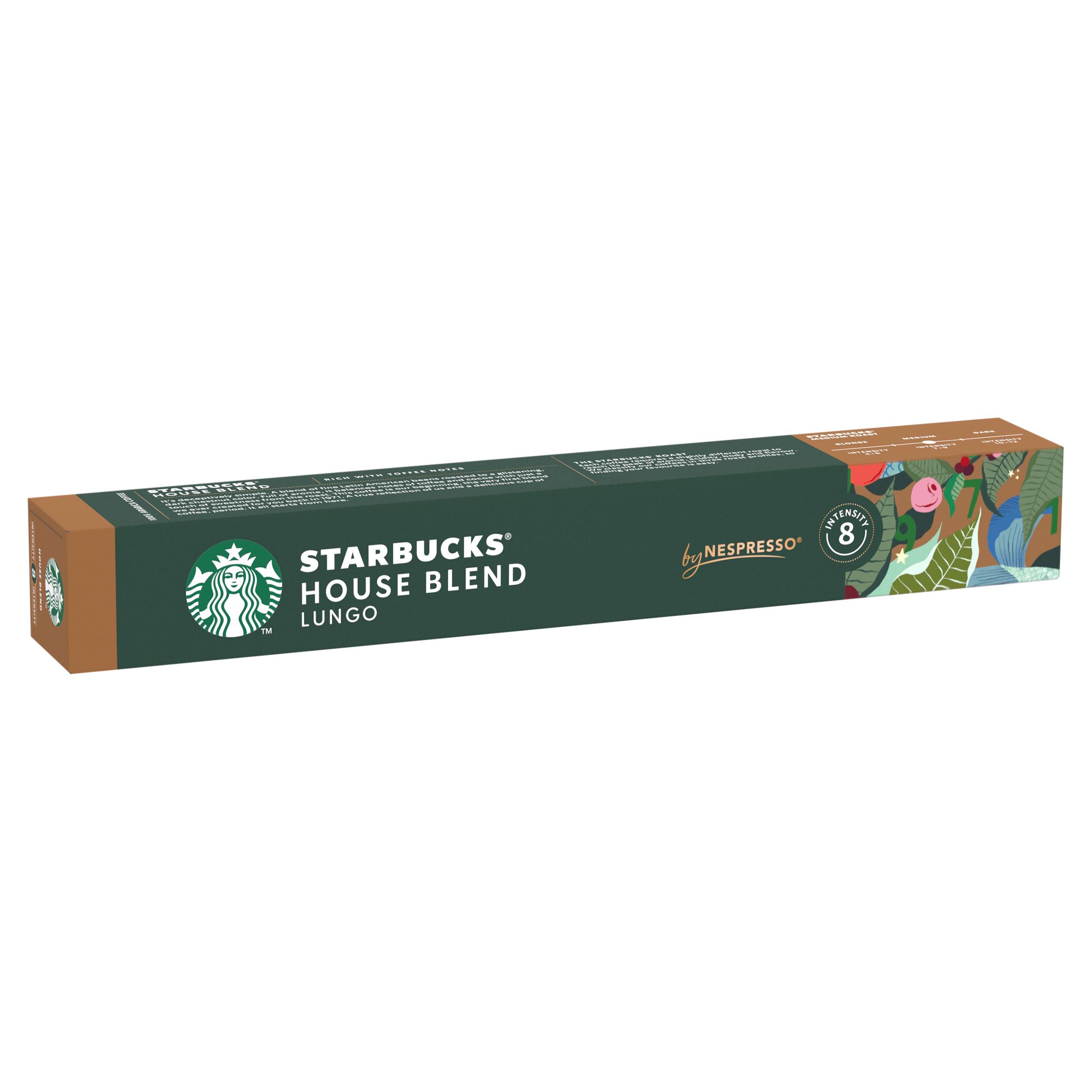 Starbucks by Nespresso House Blend Lungo Coffee Pods x10 thumbnail 6