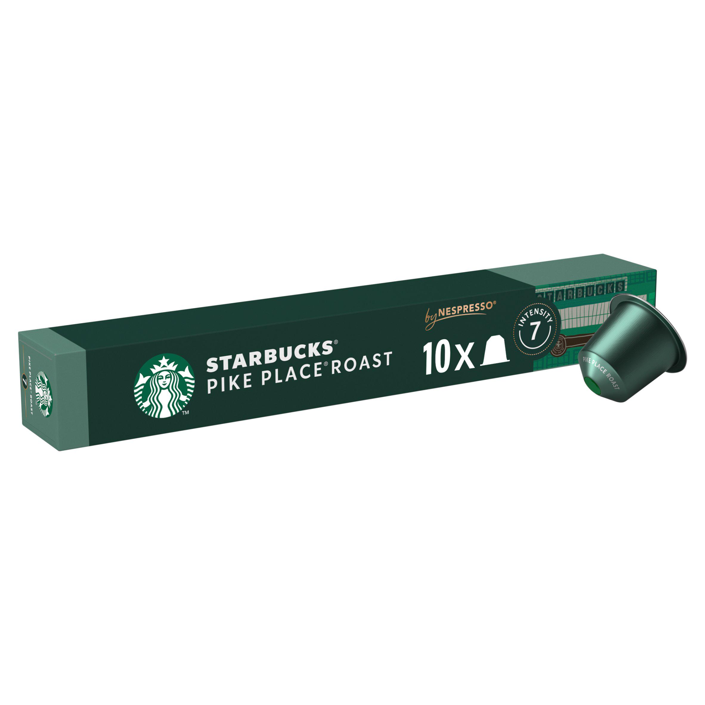 Starbucks by Nespresso Pike Place Coffee Pods x10