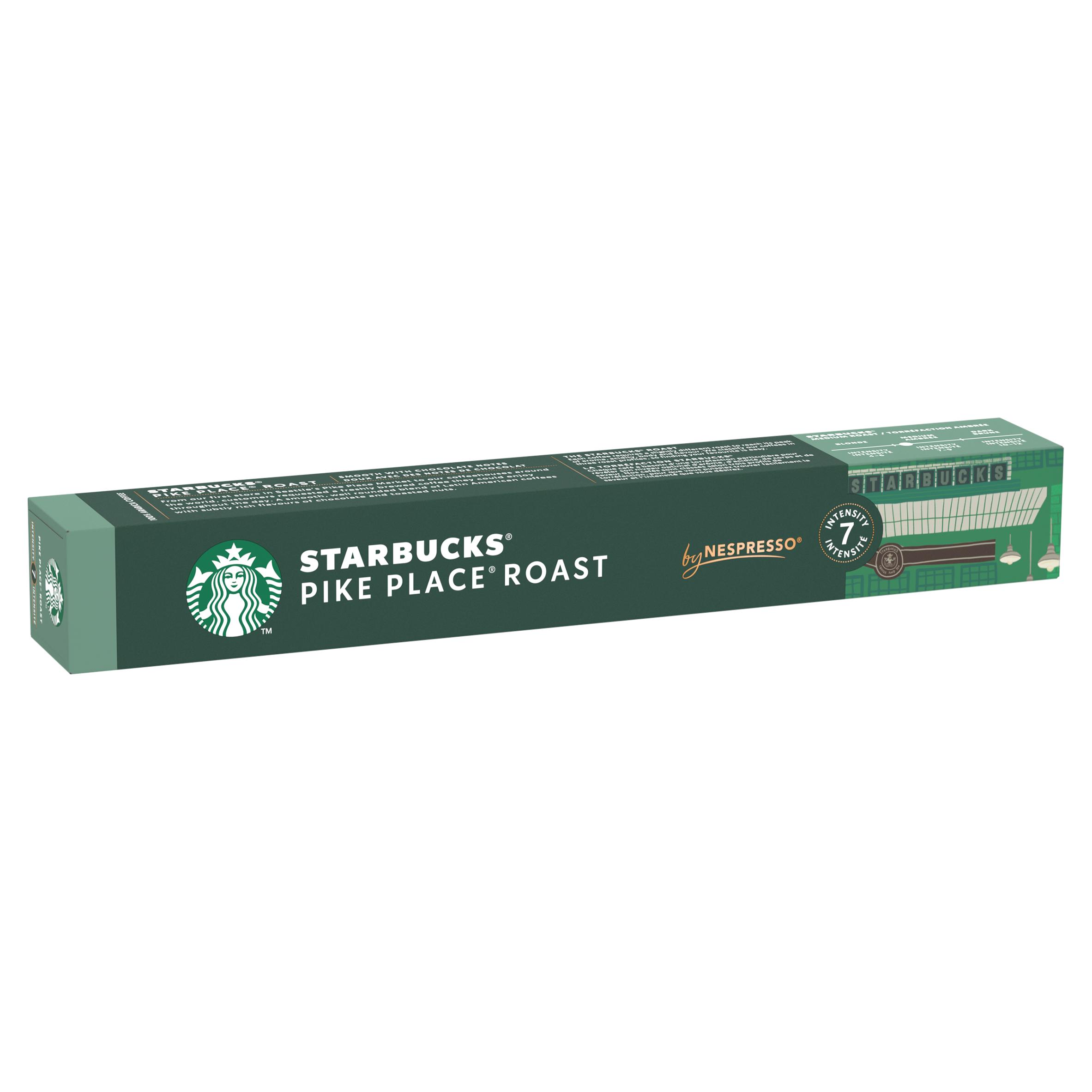 Starbucks by Nespresso Pike Place Coffee Pods x10 thumbnail 2