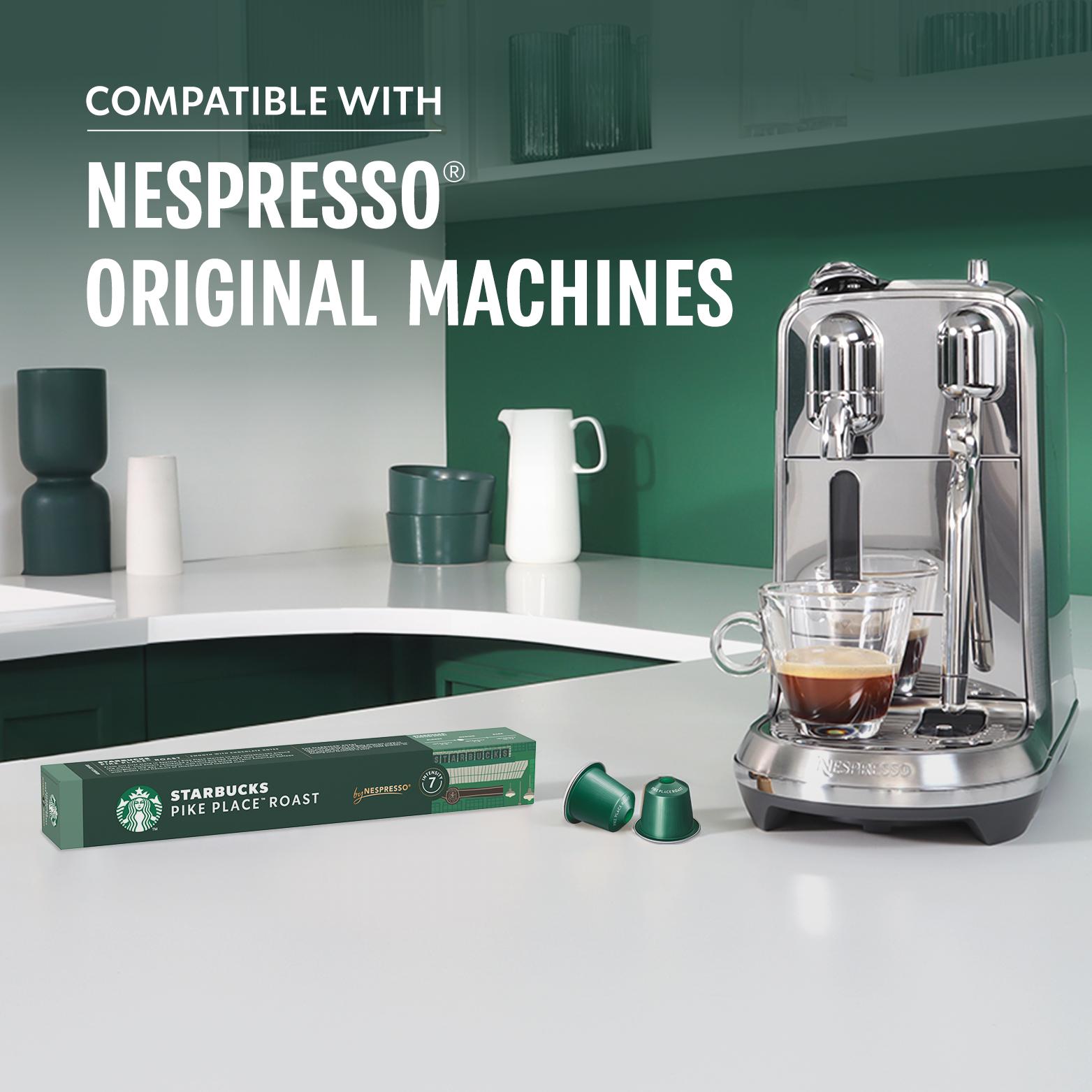 Starbucks by Nespresso Pike Place Coffee Pods x10 thumbnail 6