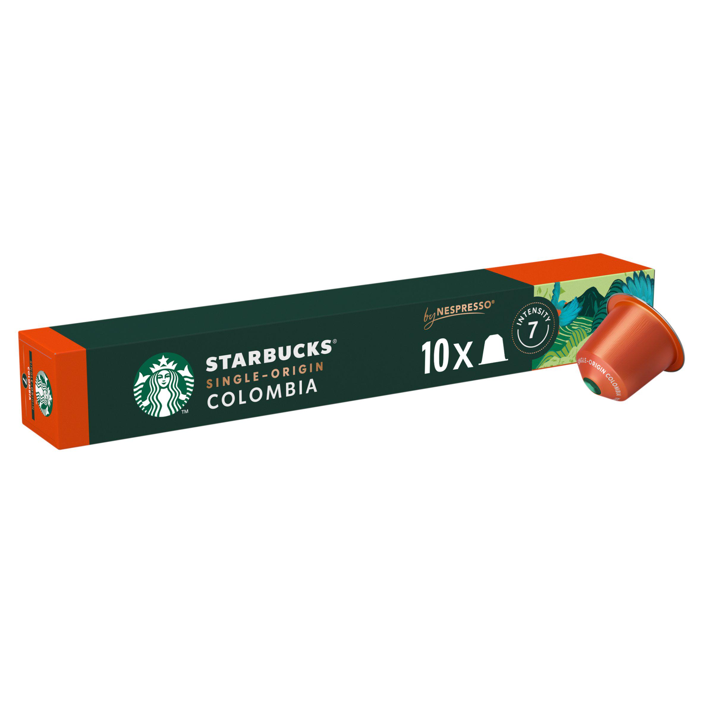 Starbucks by Nespresso Single Origin Colombia Espresso Coffee Pods x10