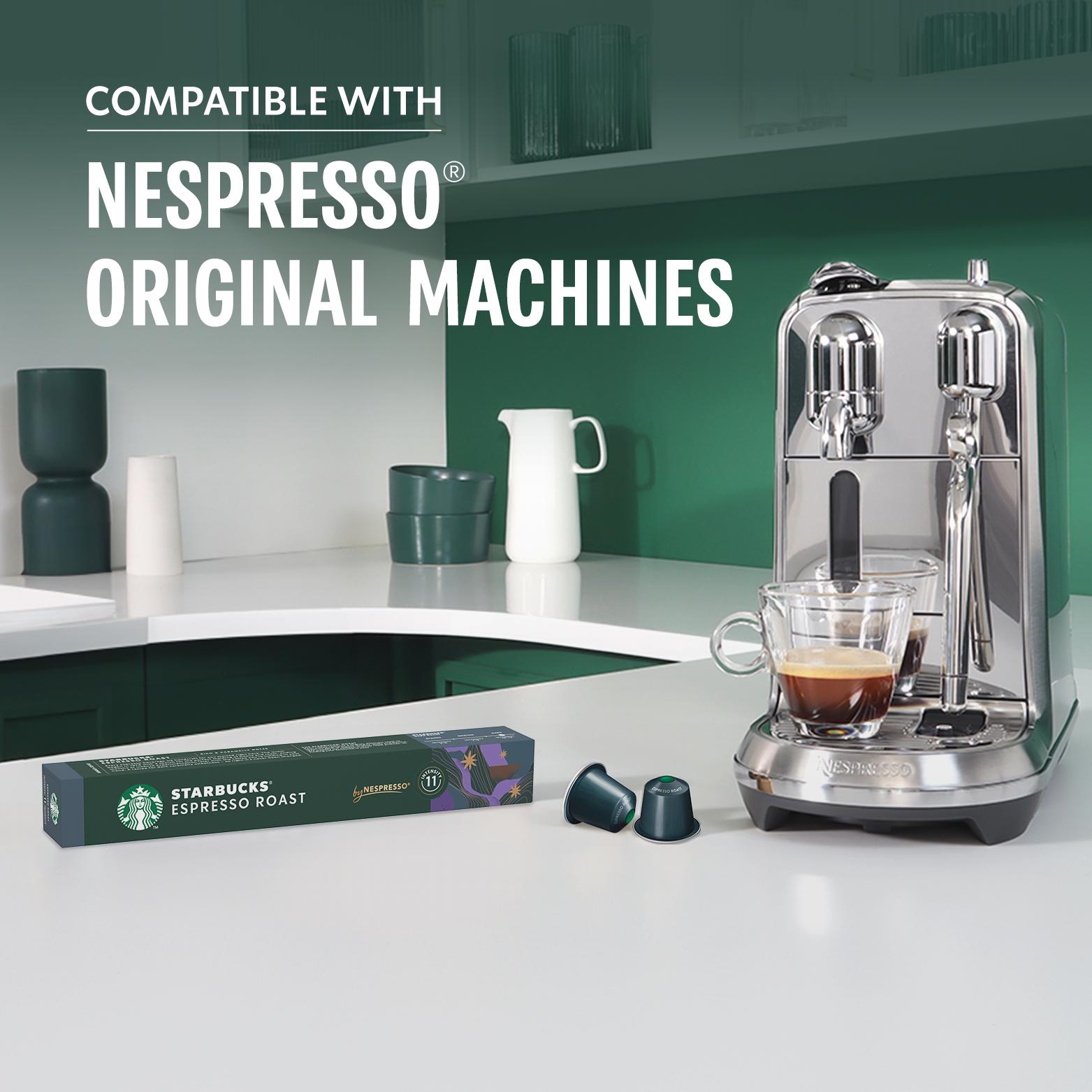 Starbucks by Nespresso Espresso Roast Coffee Pods x10 thumbnail 2